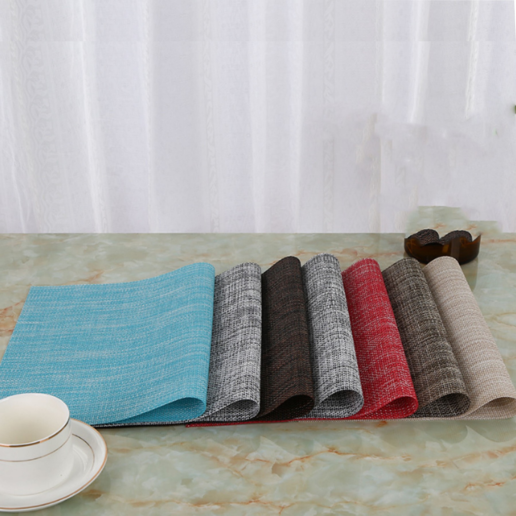Pvc Woven Non-Slip Placemats 3