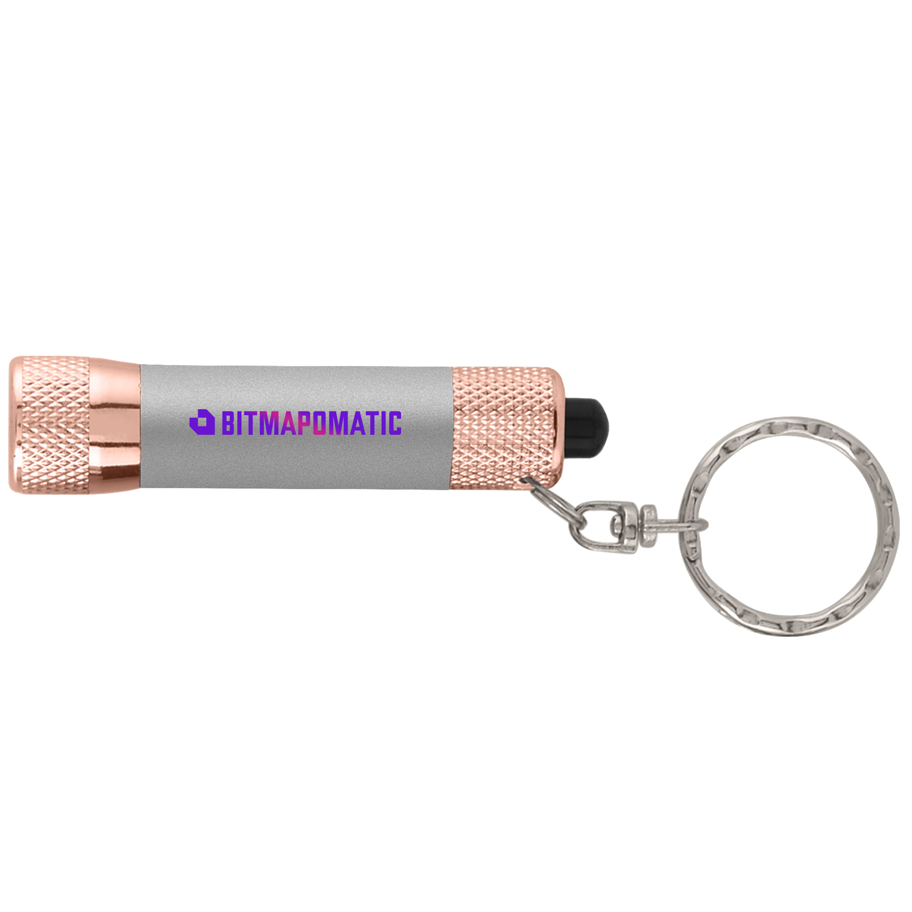 Chroma Softy Rose Gold Metallic - LED Flashlight with Keyring 8