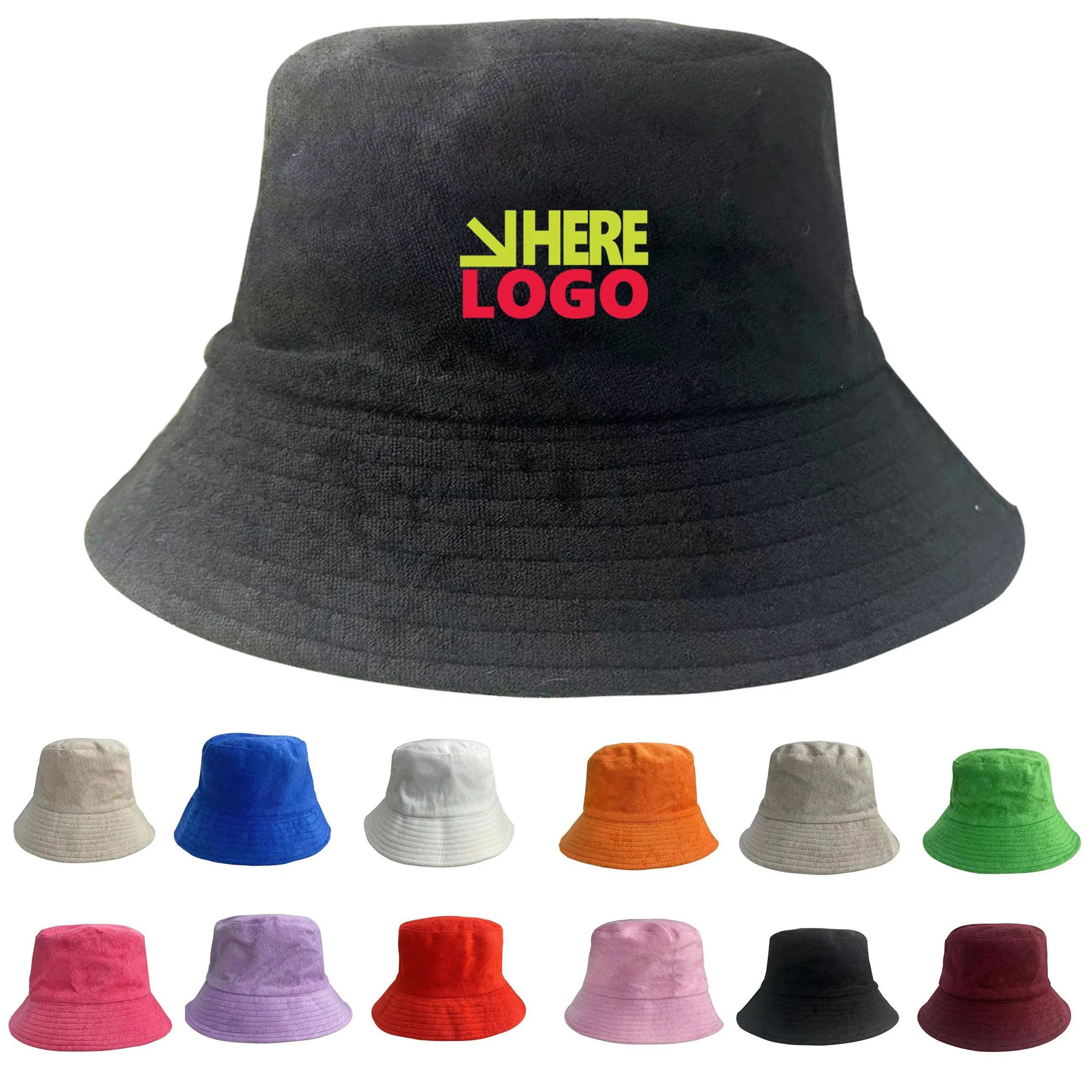 UV Protection Outdoor Terry Bucket Sun Packable Summer Hat 5