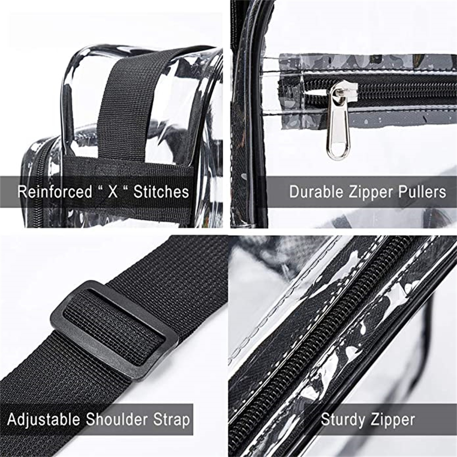 Clear Crossbody Messenger Shoulder Bag 5