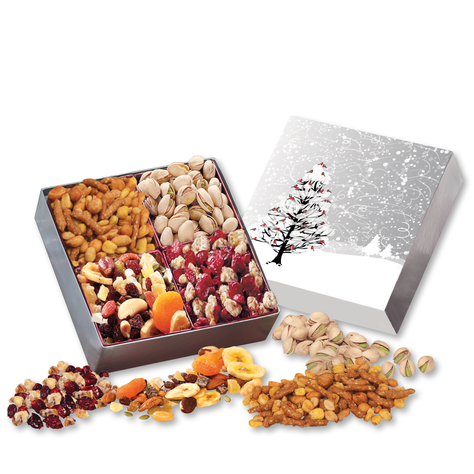 Gift Box with Gourmet Treats with Cardinals Sleeve 2