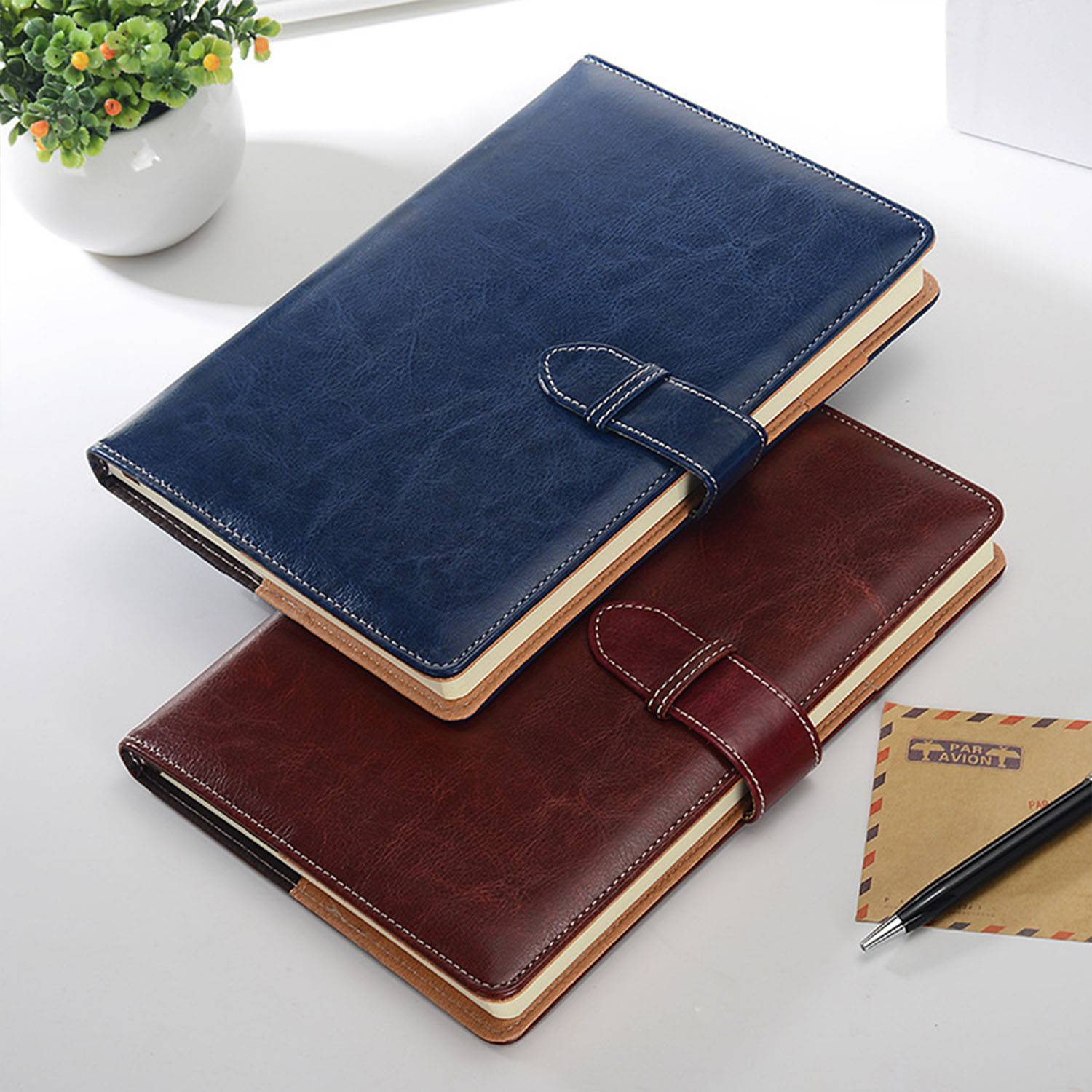A5 Buckle PU leather notebook 2
