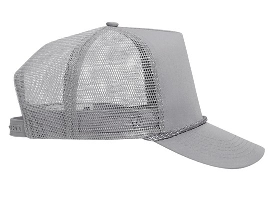 OTTO CAP® 5 Panel Mid Profile Mesh Back Trucker Hat 52