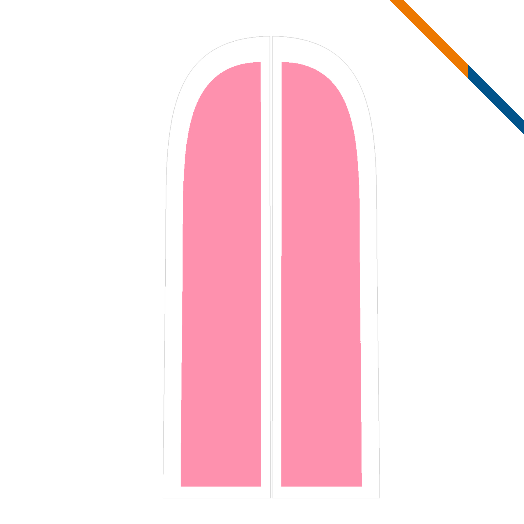 13' Lapar Double-Sided Straight Flag 5