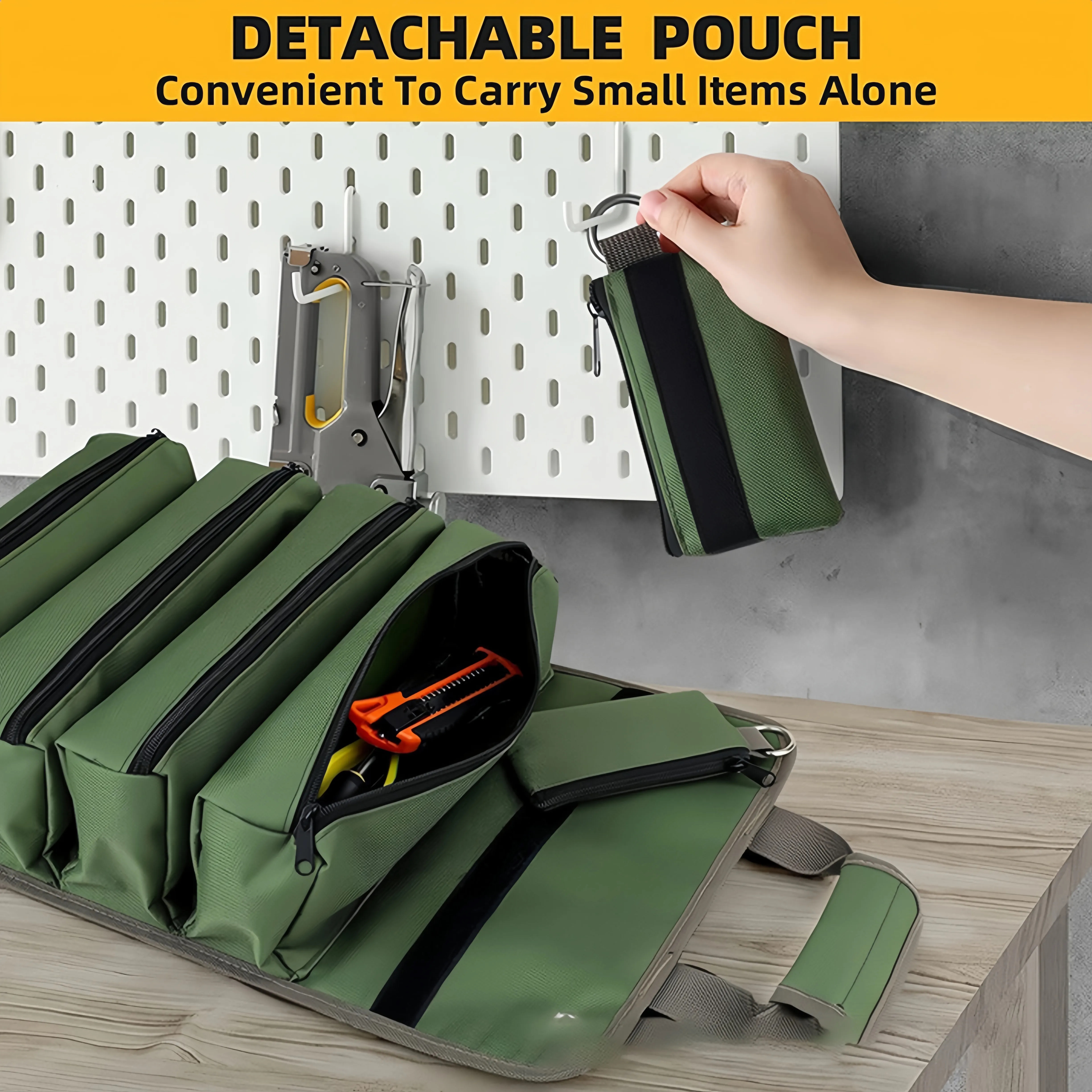 6-Pocket Roll-Up Tool Kit Free Shipping 3