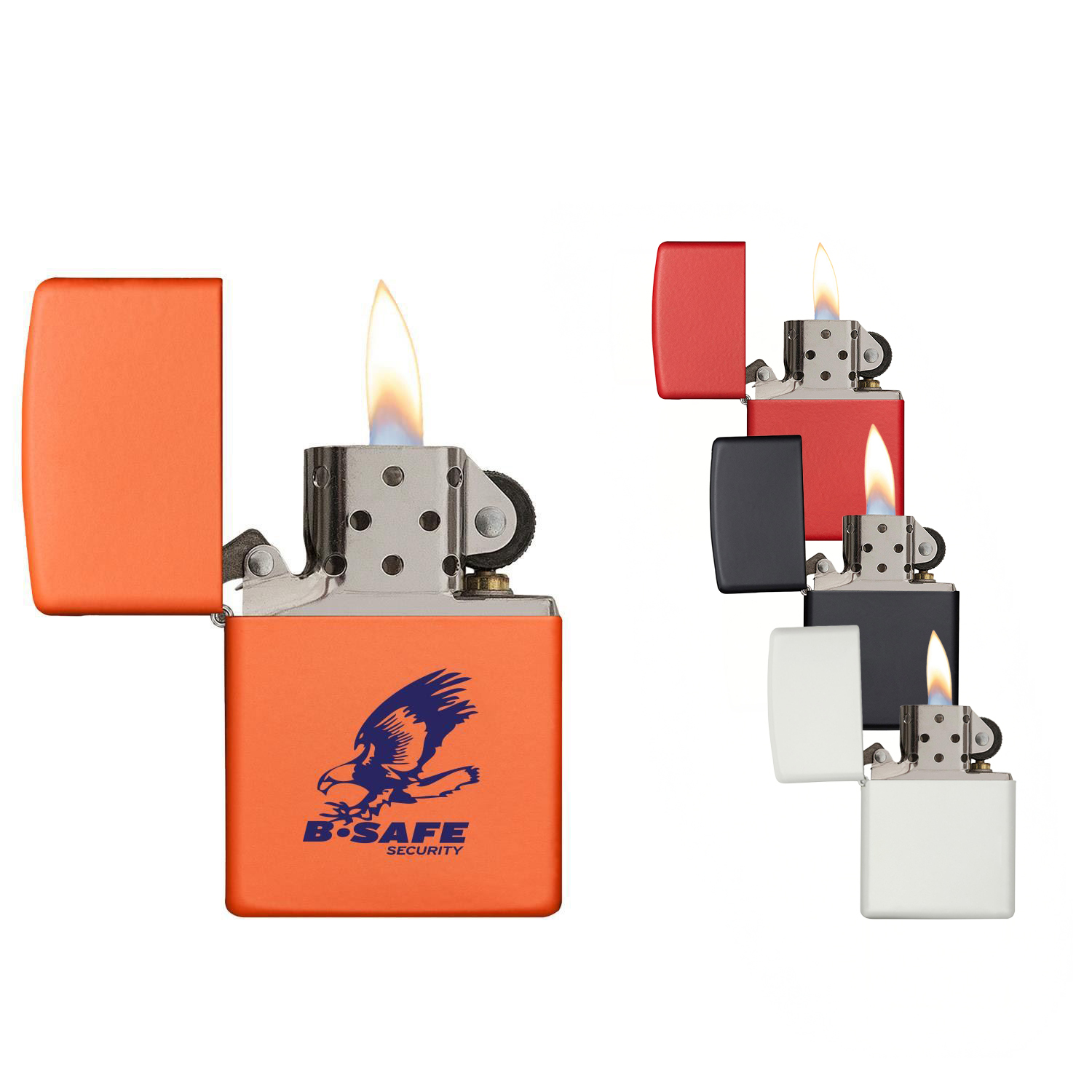 Matte Color Windproof Zippo® Lighters 6