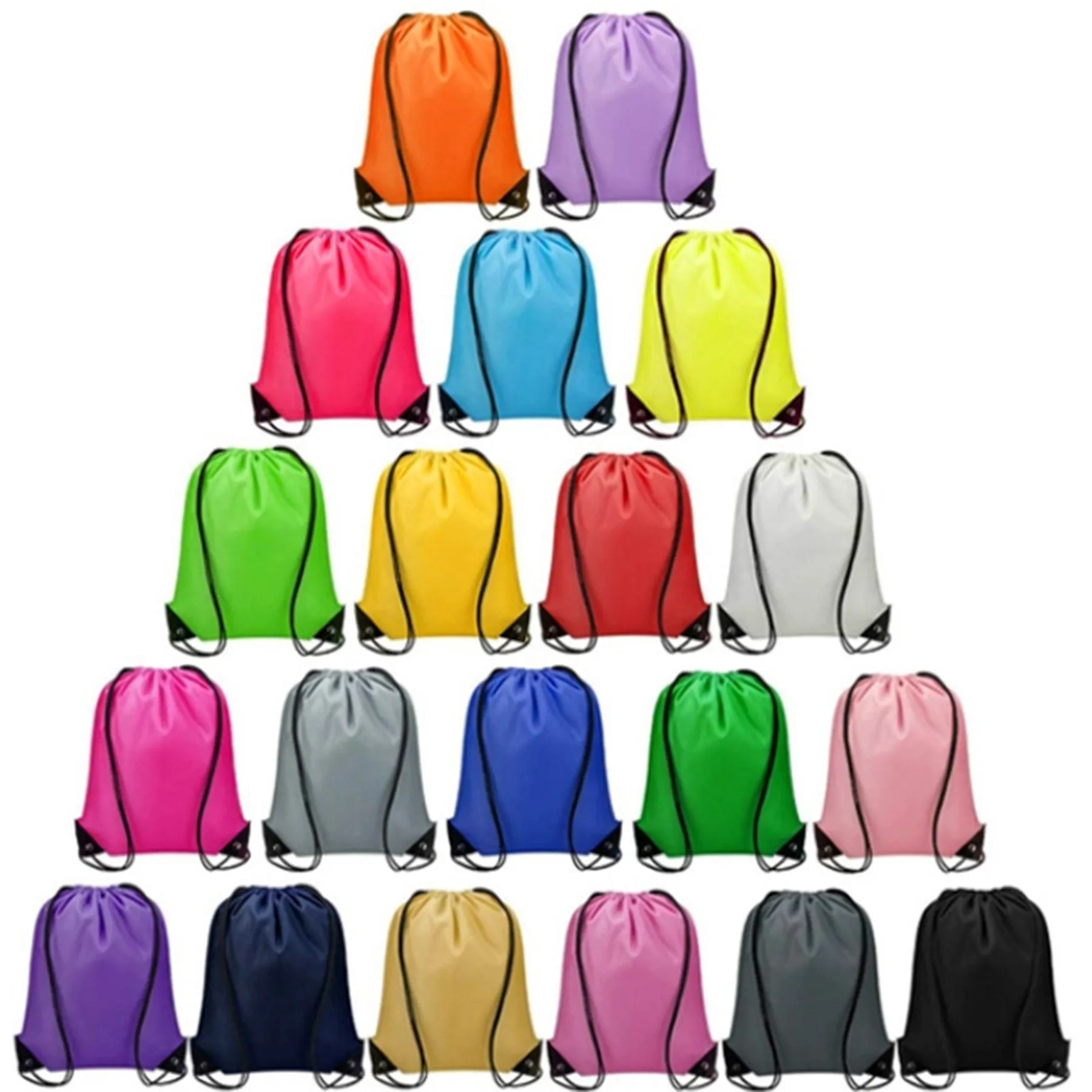210D Polyester Drawstring Bag Backpack 3