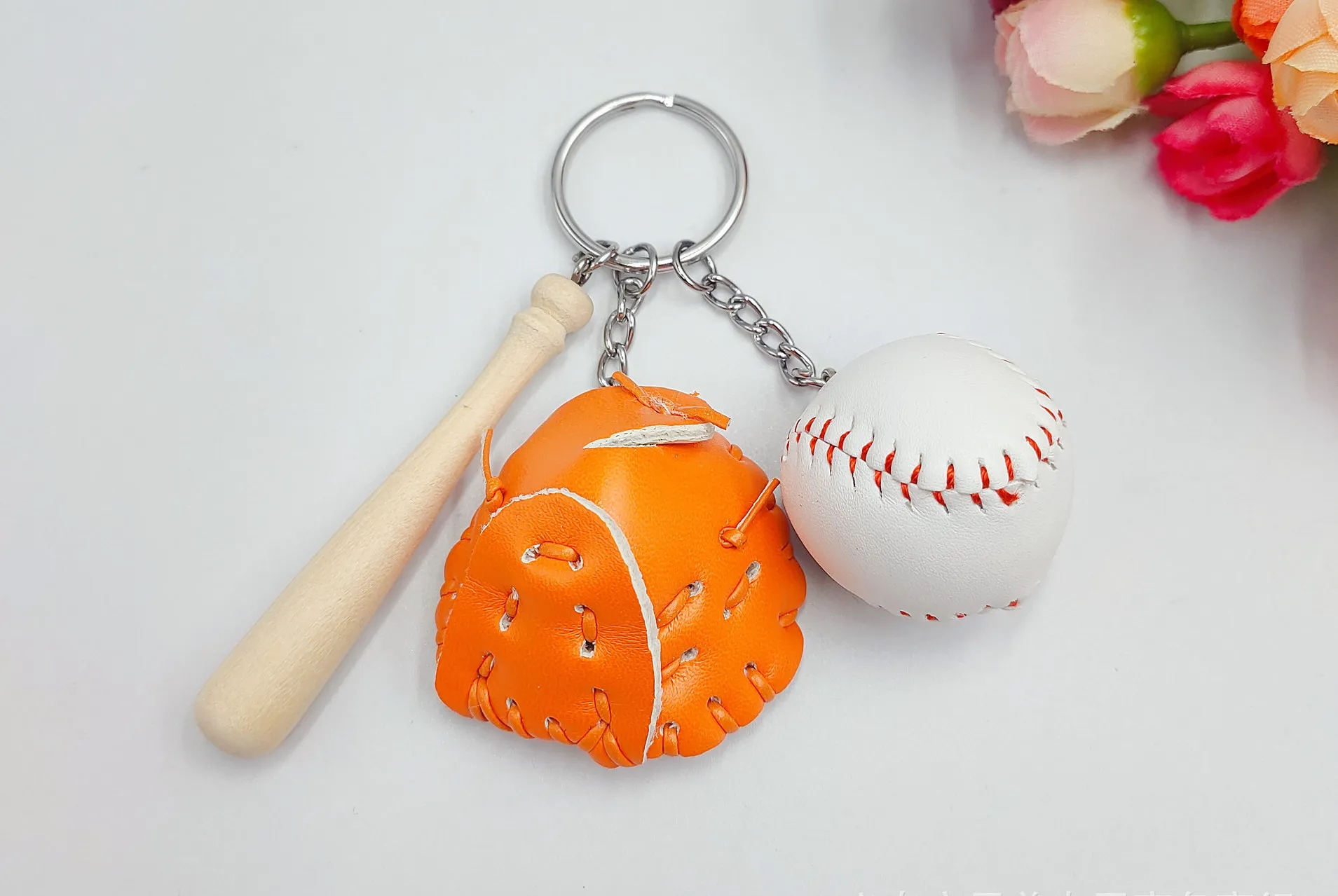 Mini Baseball Keychain 4