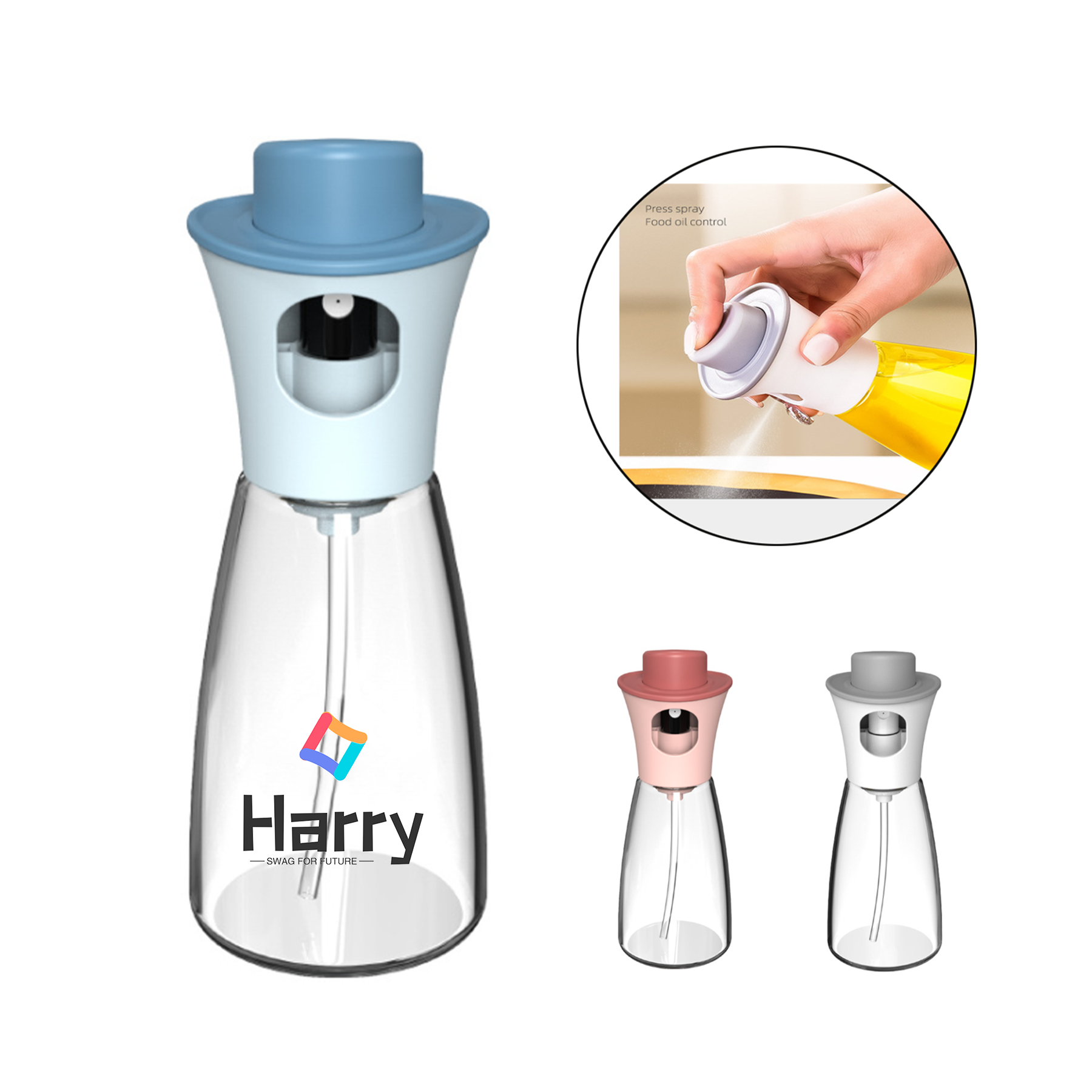 Glass Spray Oil Bottle sprayer Mister 2