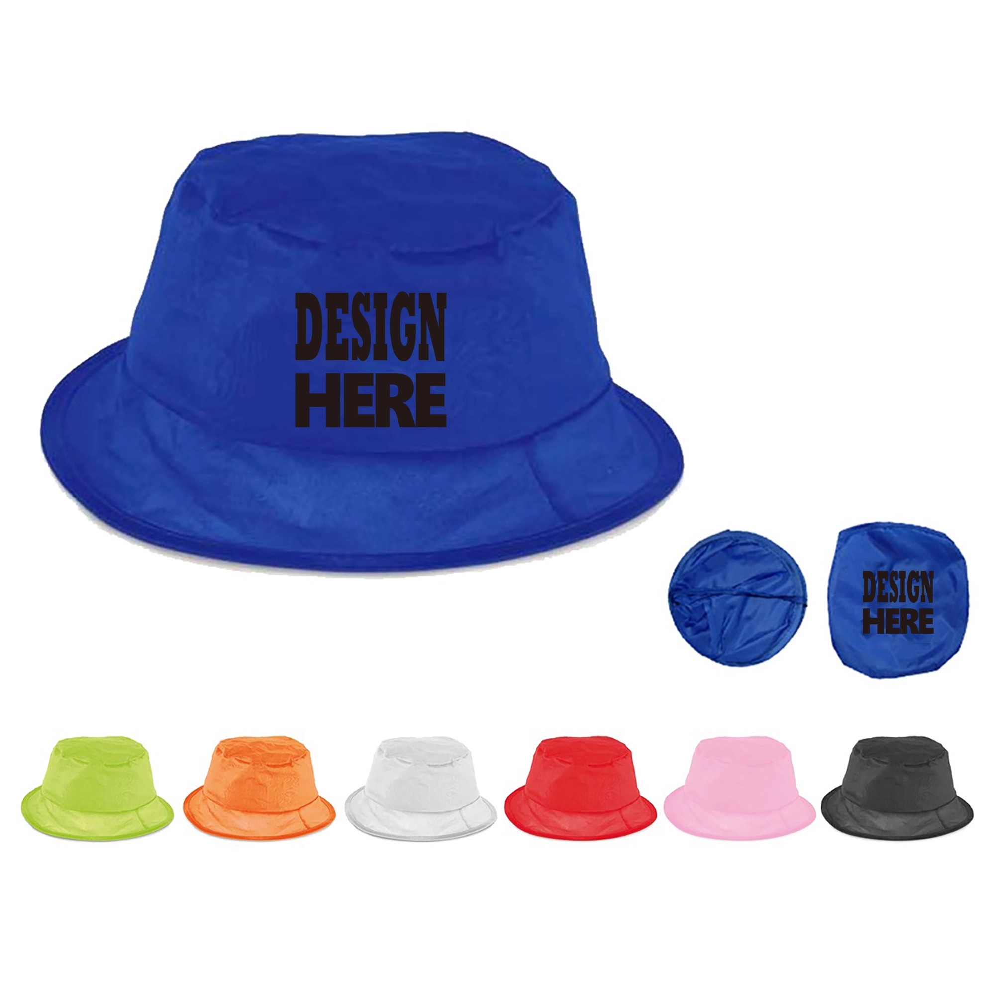 Folding Bucket Hat With Pouch 3