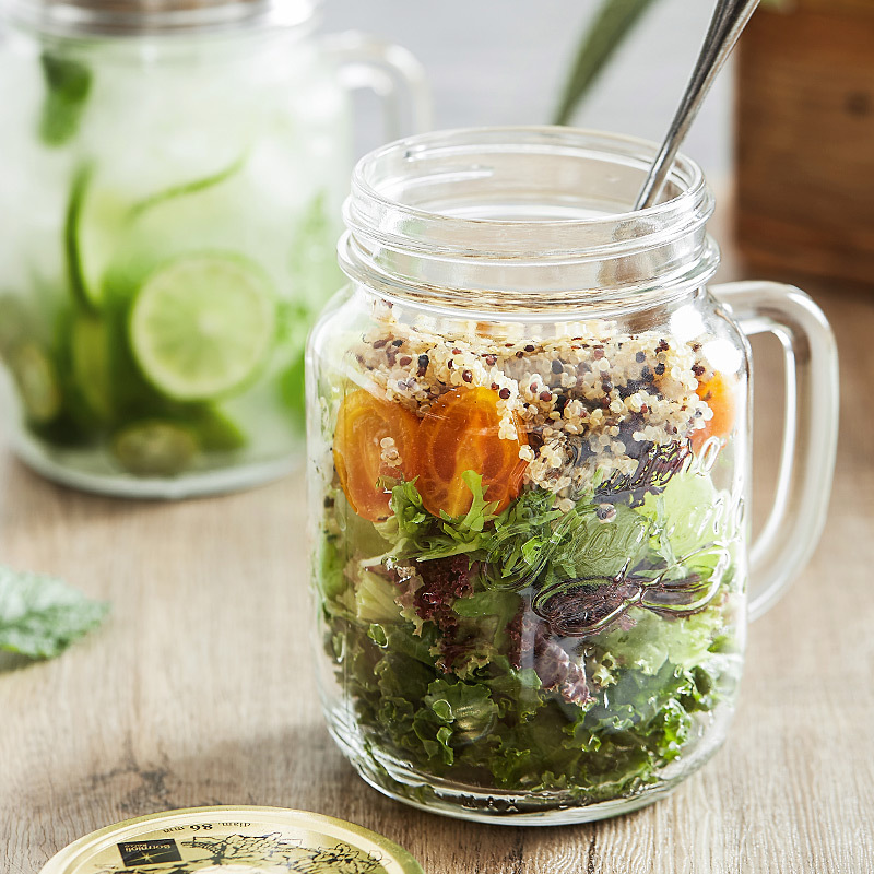 Mason Jar with Lid 6