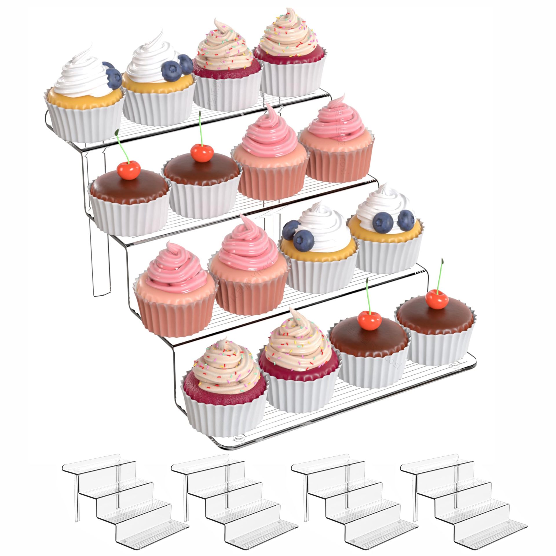 4 Tier Clear Shelf for Perfume Organizer 3