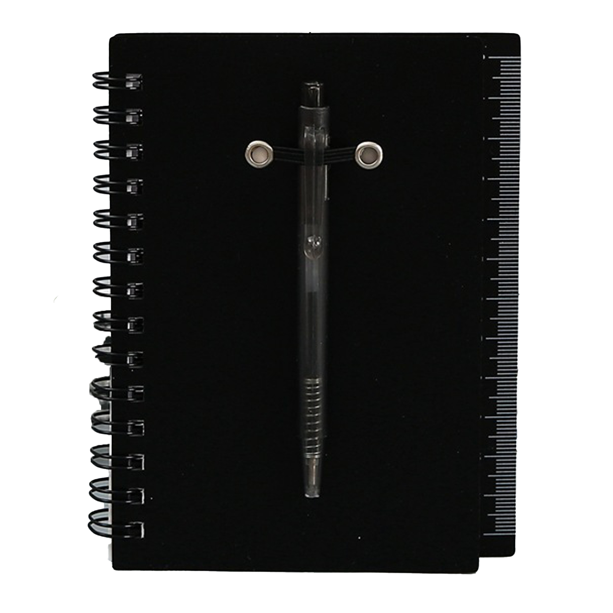 Ruler Cover Spiral Notebook With Pen And Sticky Notes 5