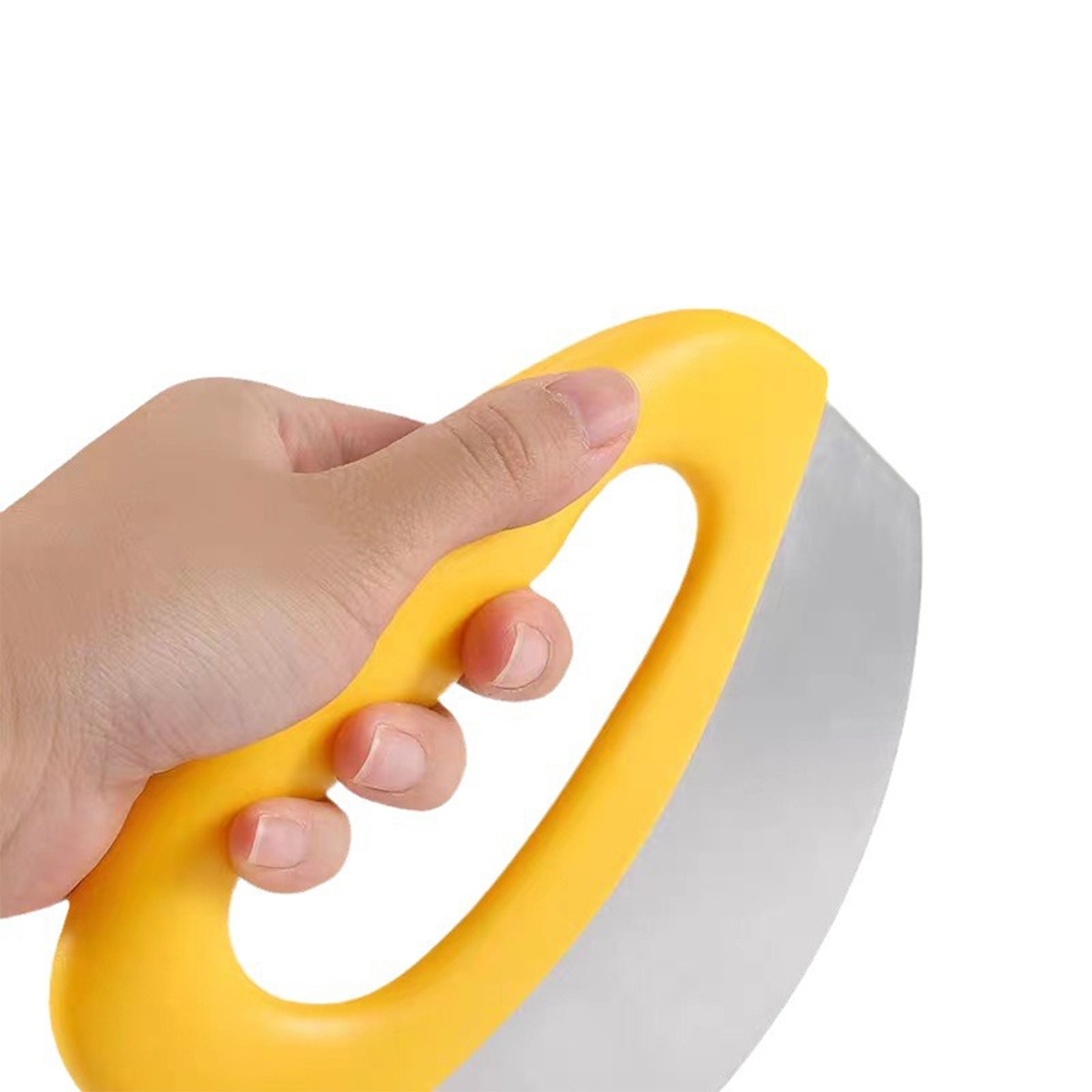 Stainless Steel Hand-held Pizza Cutter 2