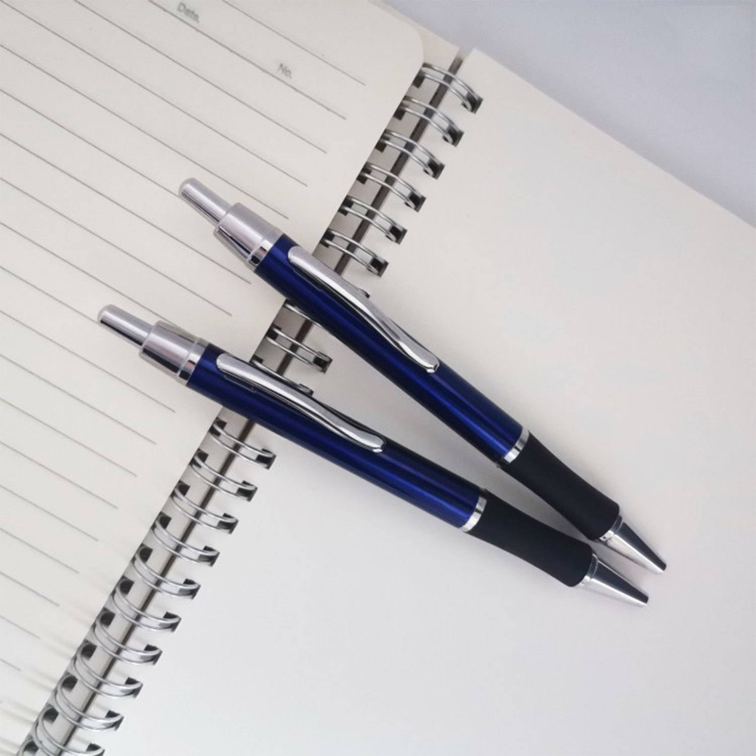 Monochrome Blue Ink Ballpoint Pen 2