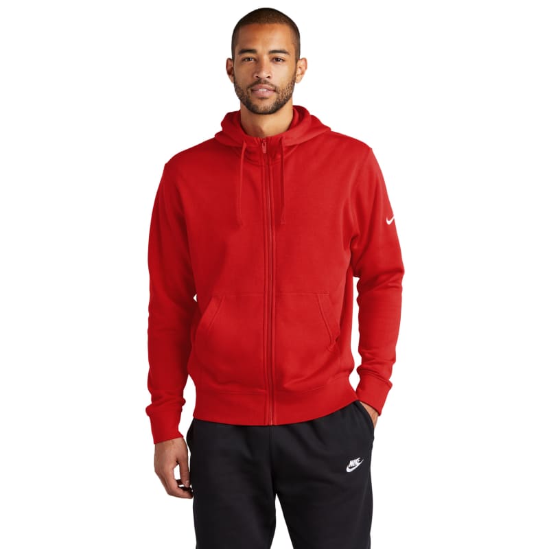 Nike Club Fleece Sleeve Swoosh Full-Zip Hoodie, custom hoodie or sweatshirt with logo imprint 20