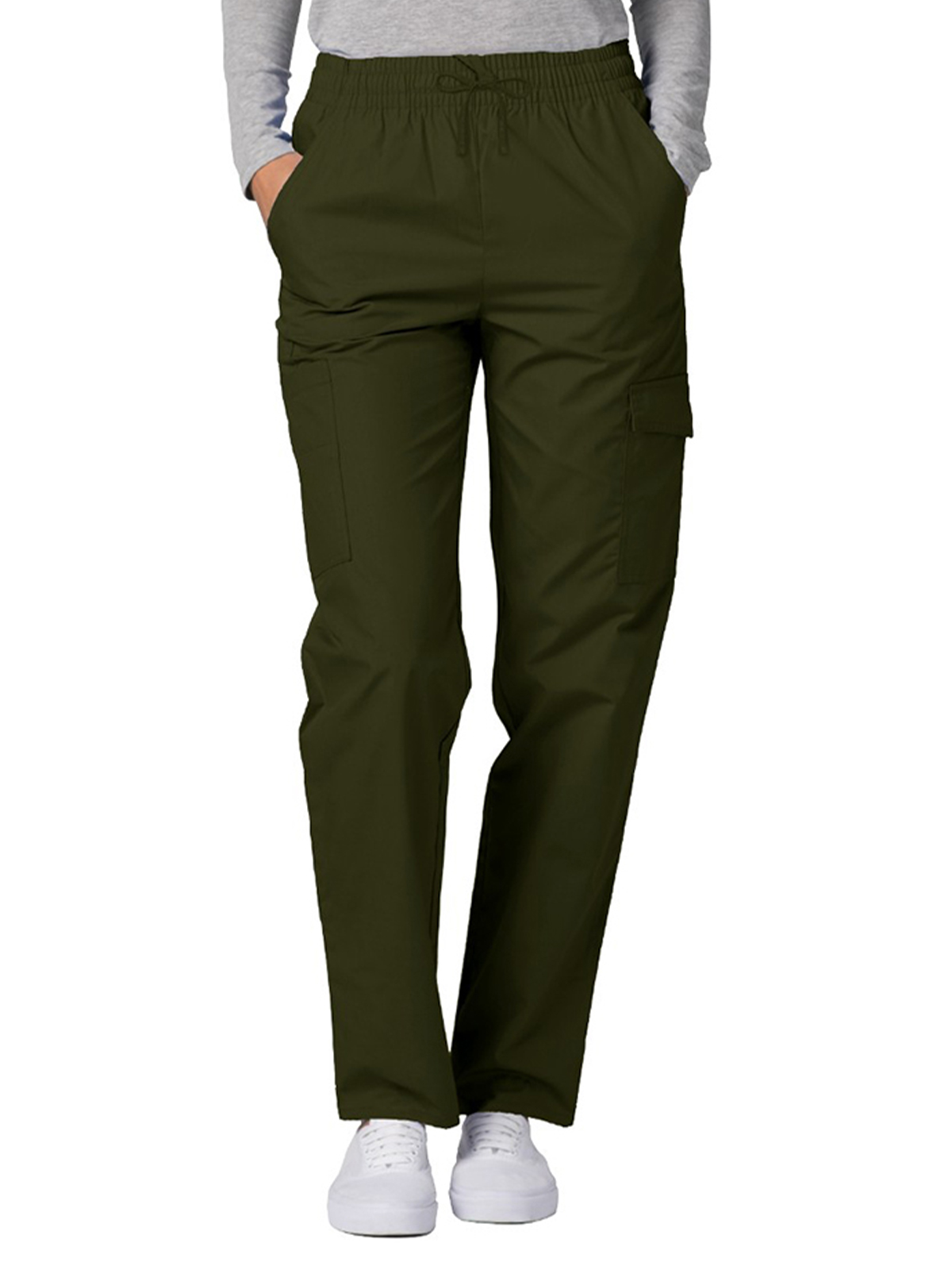 Adar - Universal - Women's Natural-Rise Multipocket Cargo Tapered Leg Pant 2