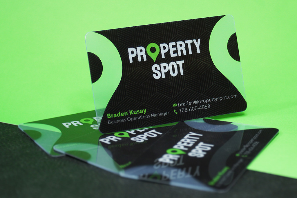 Clear Plastic Business Cards 5