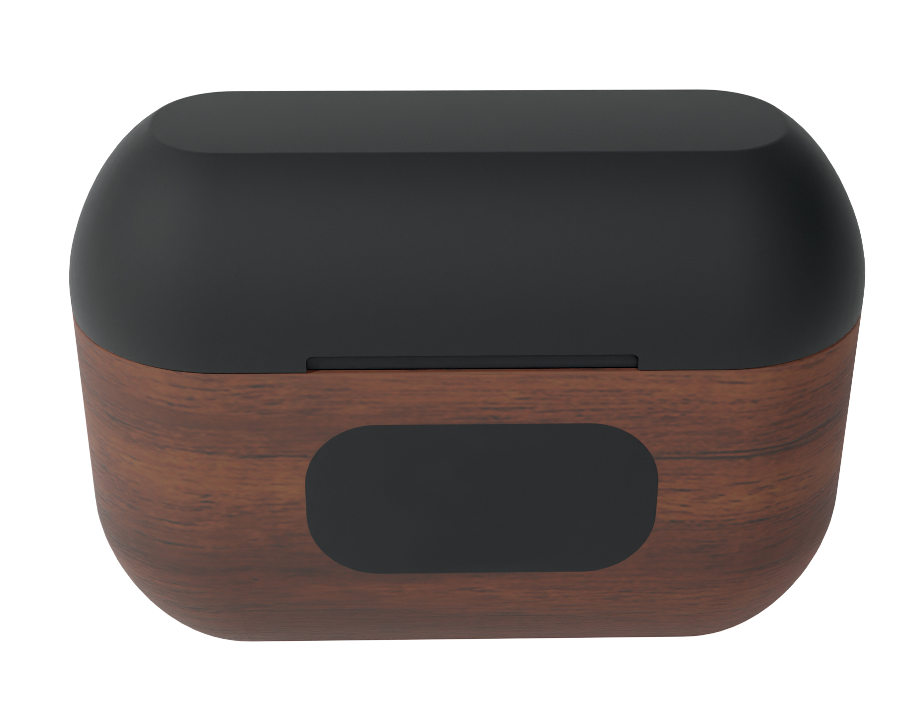 SCX Innovative Design™ Walnut Wood Wireless Earbuds and Charging Case 1