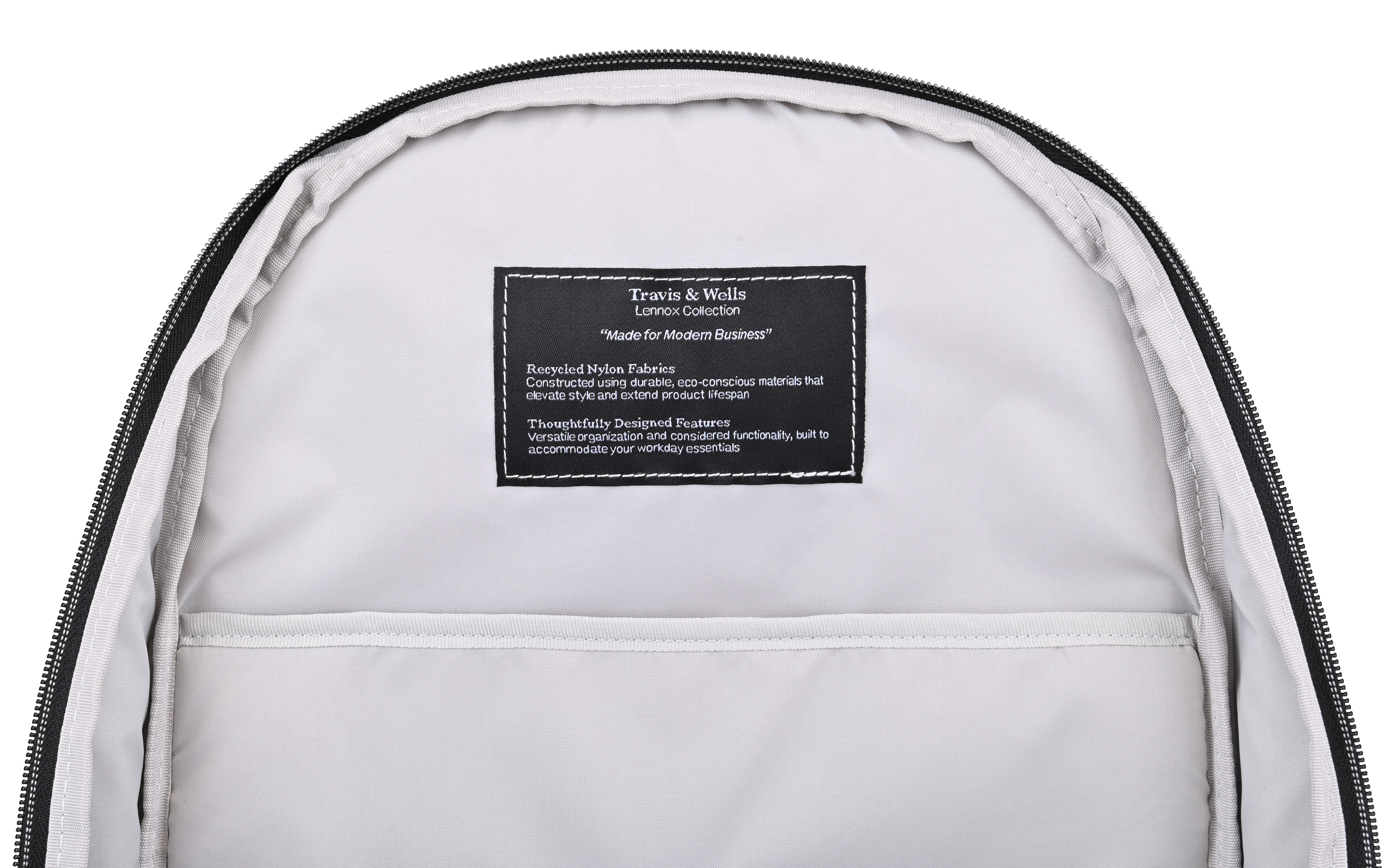 Travis & Wells® Lennox Recycled Nylon Laptop Backpack 13