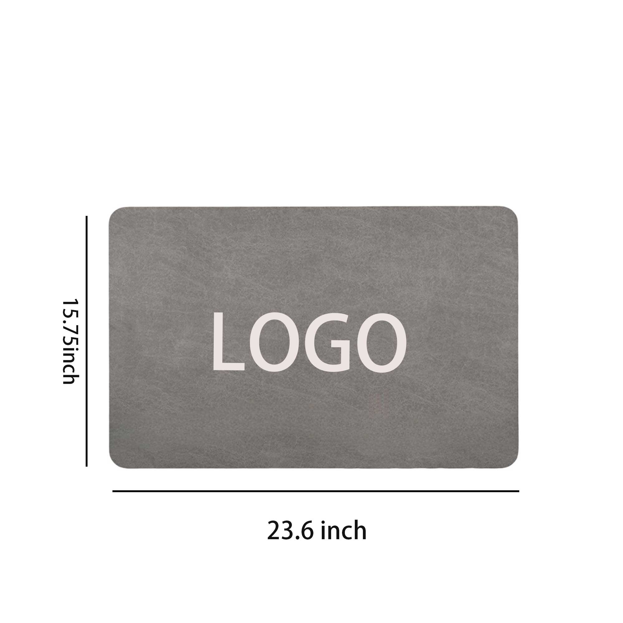 Square Diatom Mud Bathroom Mat 3