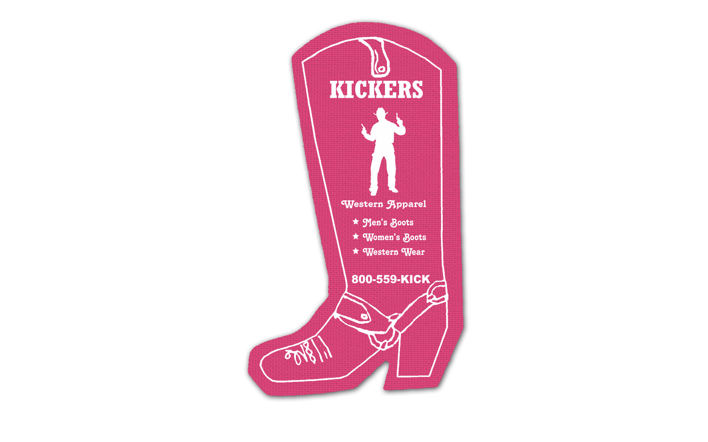 Cowboy Boot Vinyl Jar Opener 6
