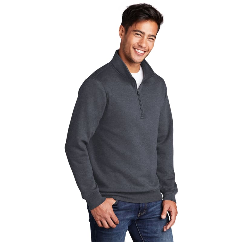 Port & Company Core Fleece 1/4-Zip Pullover Sweatshirt, custom hoodie or sweatshirt with logo imprint 16