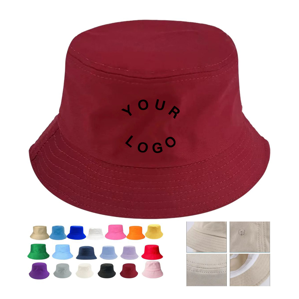 Wide Brim Cotton Bucket Hat Travel 7