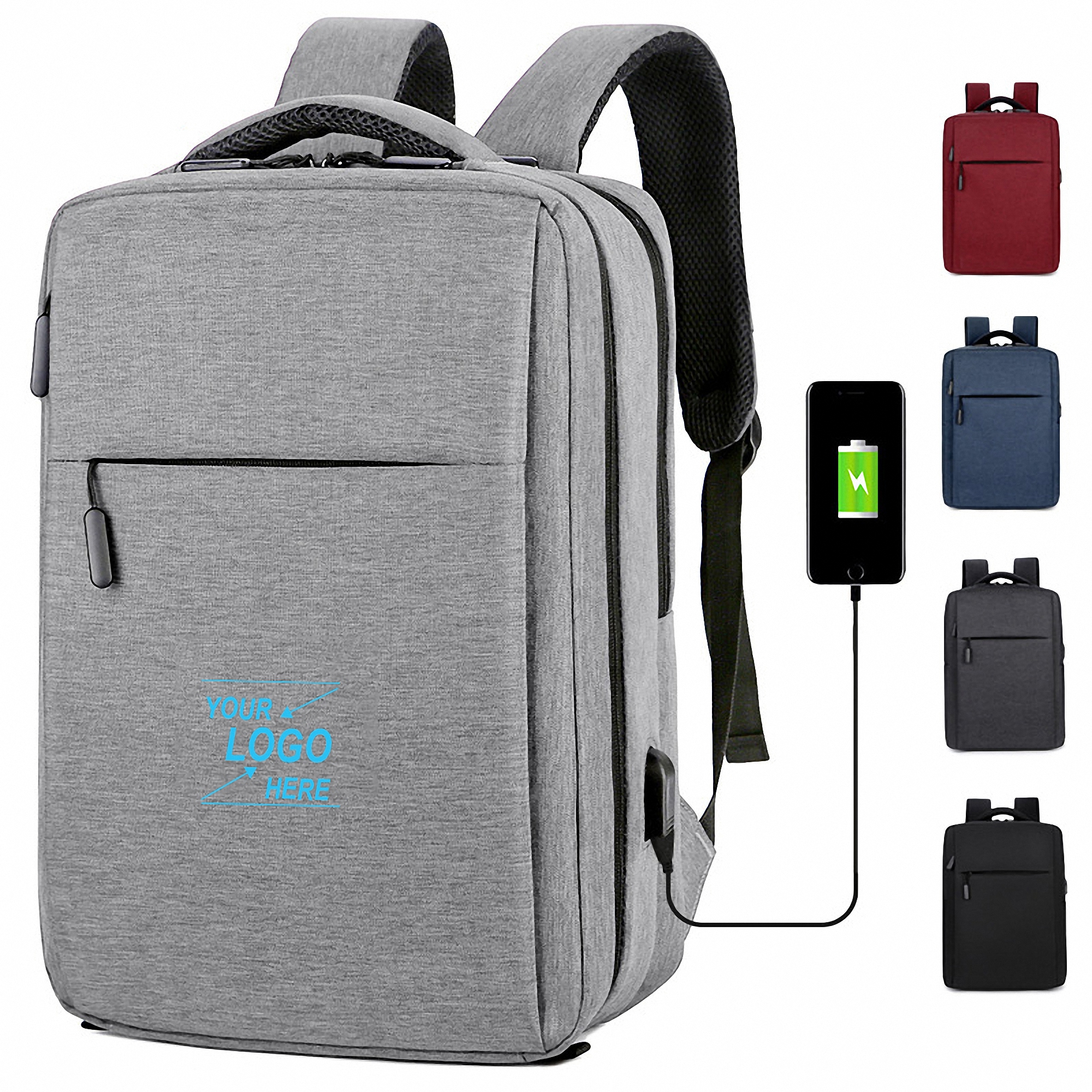 15.6" Multi-Function Business Laptop Backpack
