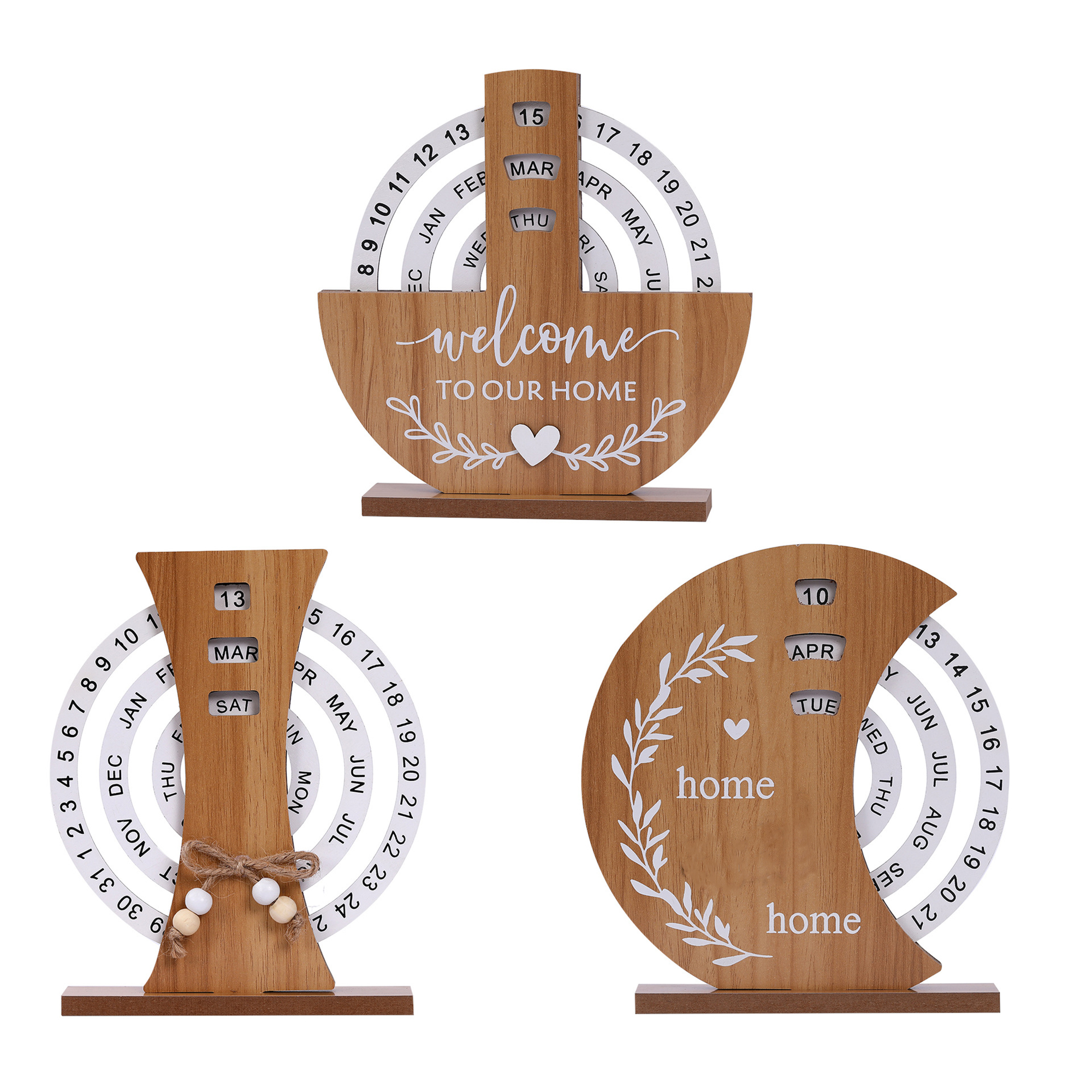 Wood Disc Calendar 2