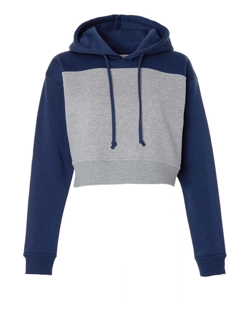 Women's Cropped Fleece Hooded Sweatshirt - BW5404 22