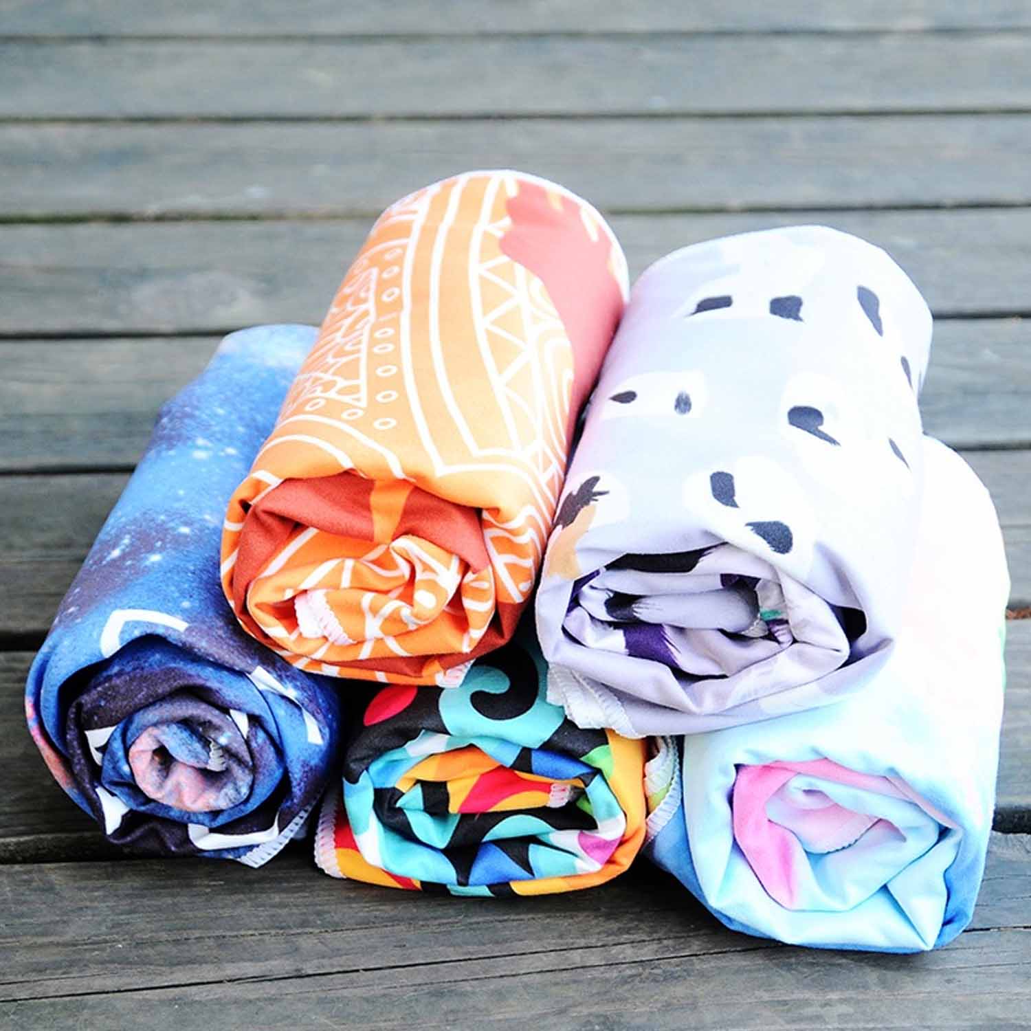Sublimated Yoga Mat Towel 4
