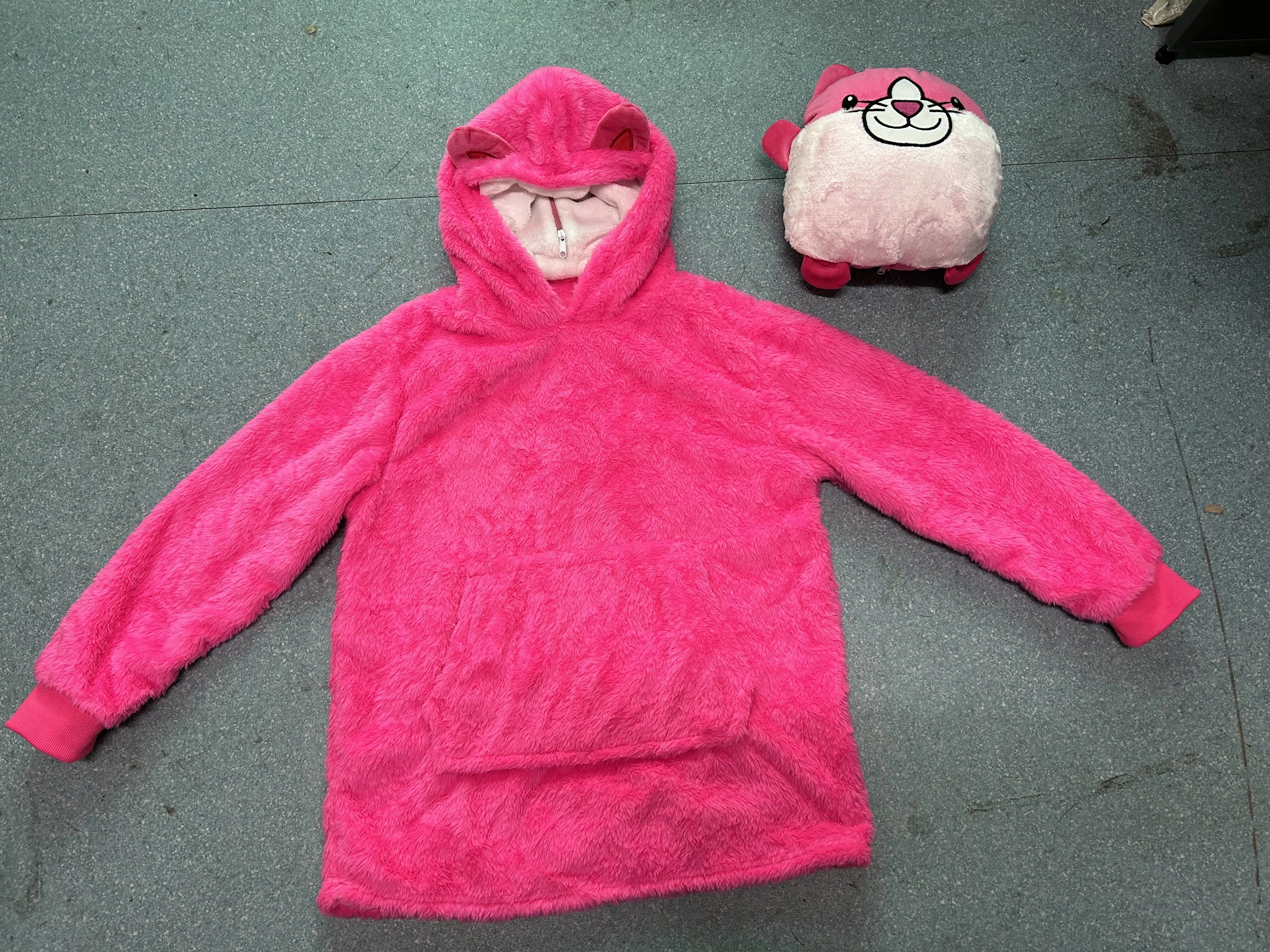 Kids Cartoon Hooded Blanket Pajama 6