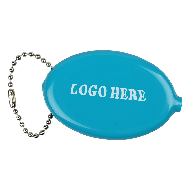 PVC Coin Purse with Keychain 3
