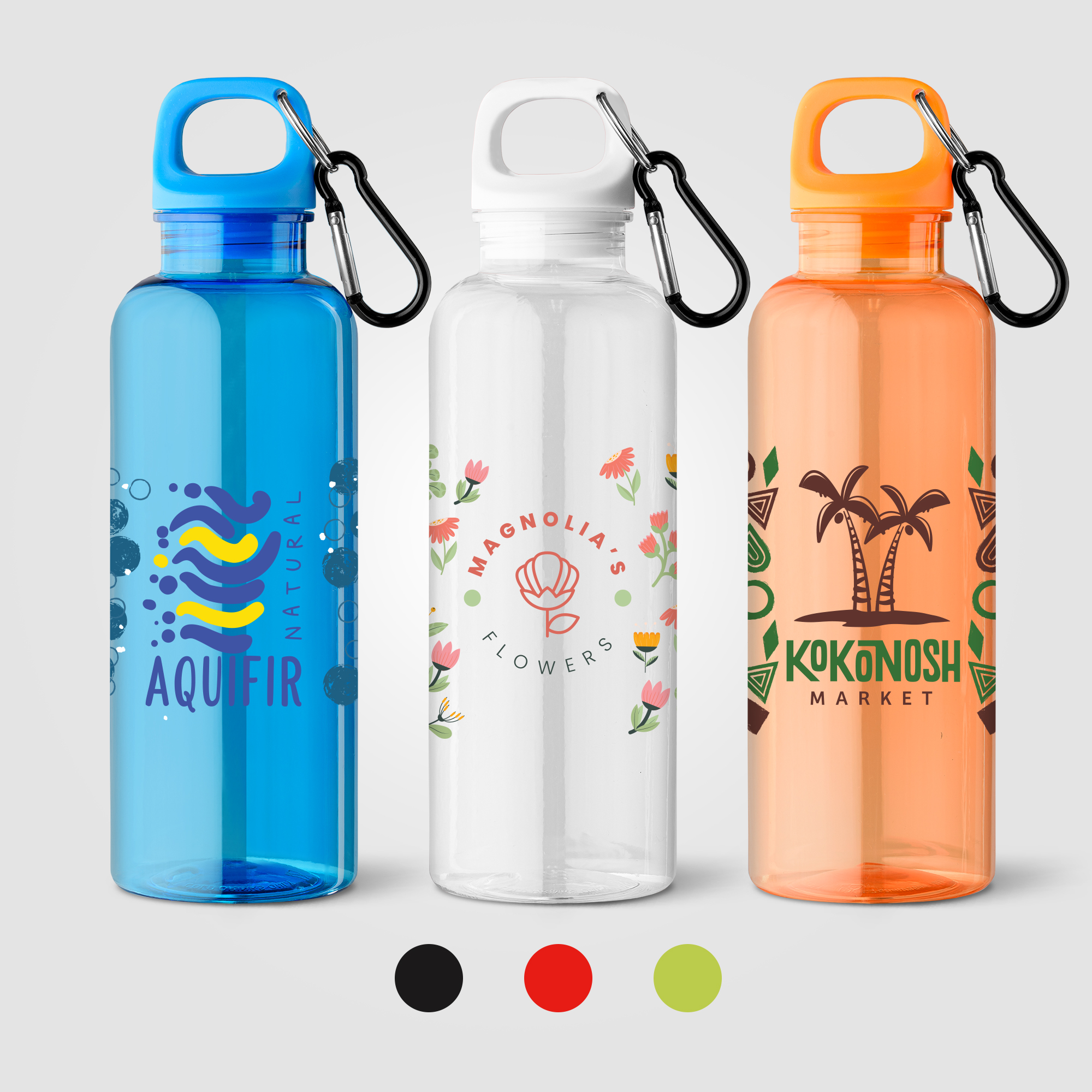 Doli rPET Carabiner Clip Screw-Top Bike Bottle - 17 oz. 4