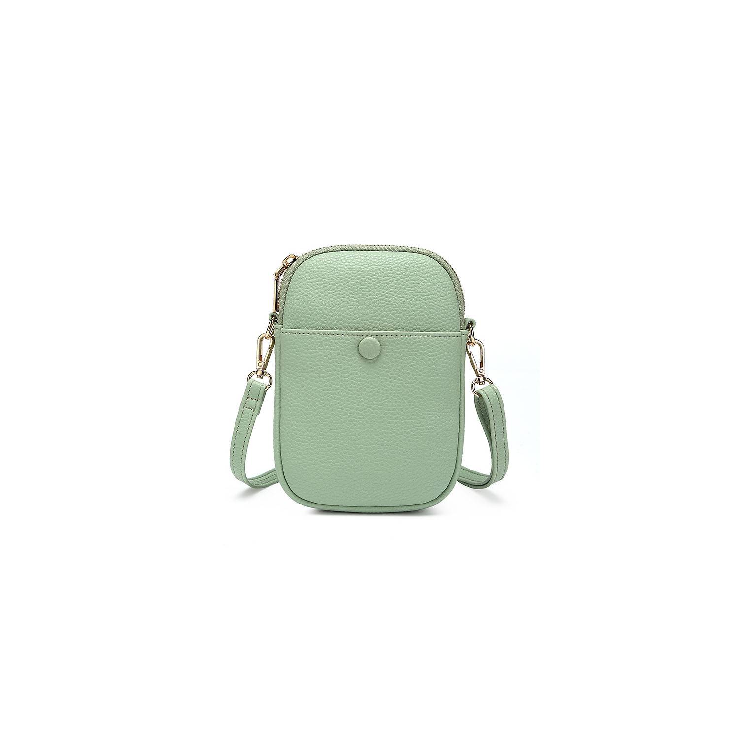 PU Leather Casual Crossbody Shoulder Phone Bag 2