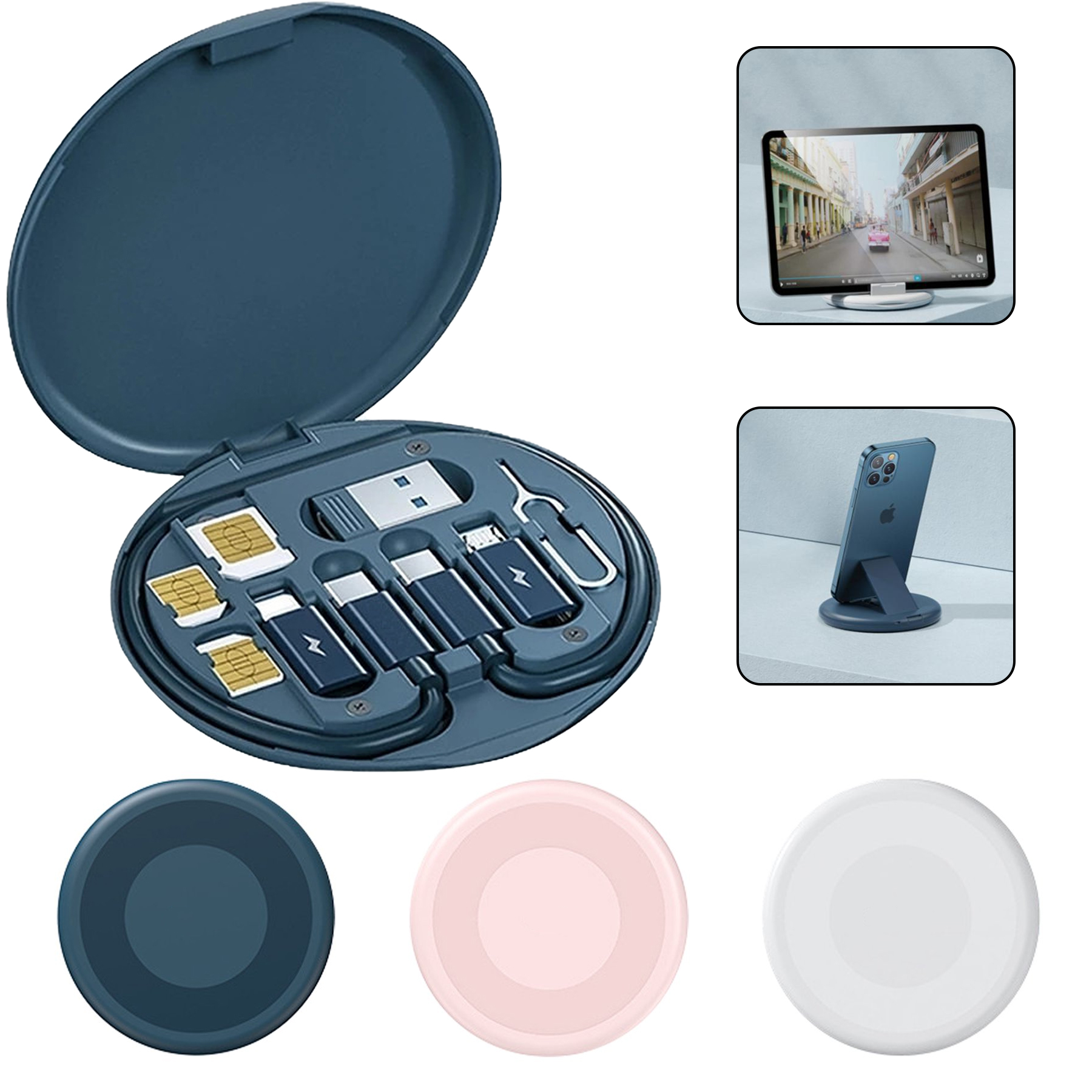 USB Adapter Cable Conversion Storage Box 2