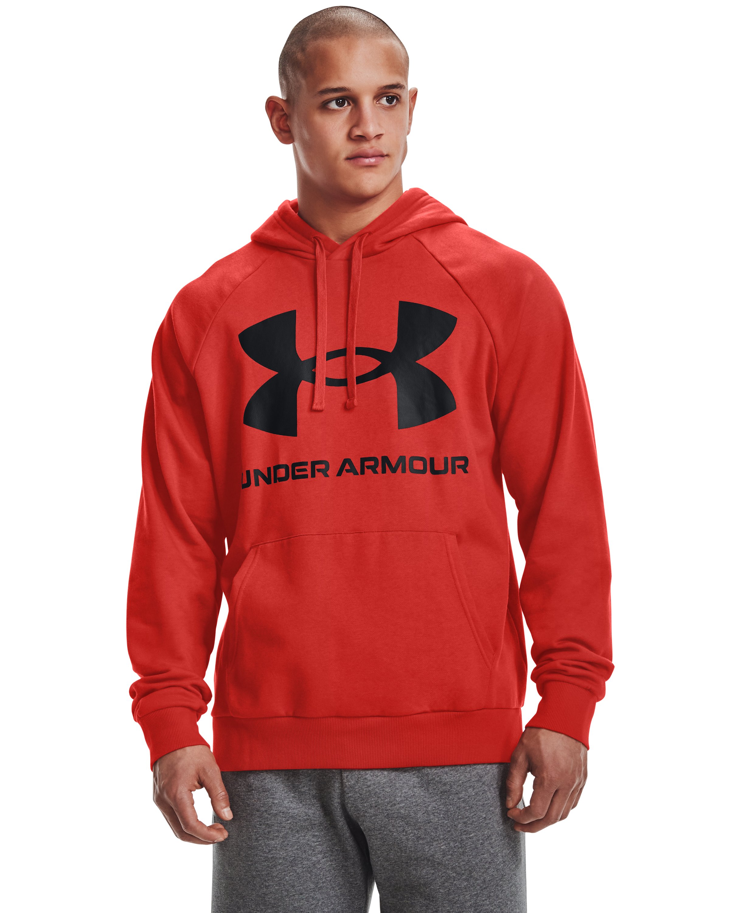 UA Rival Fleece Big Logo Men's Hoodie, custom hoodie or sweatshirt with logo imprint 19
