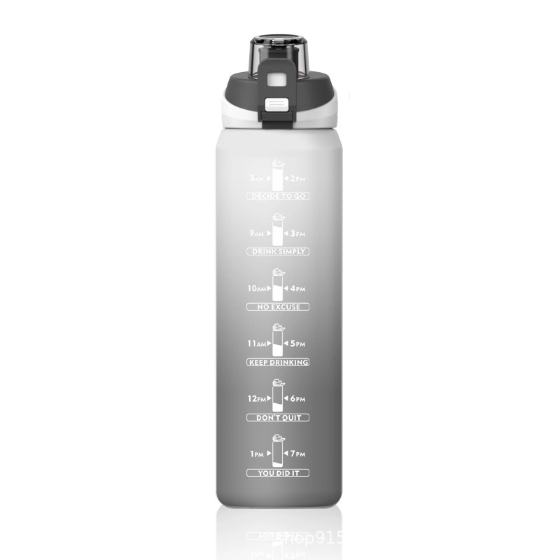 Custom 34 oz PC Material Frosted Water Bottle 4