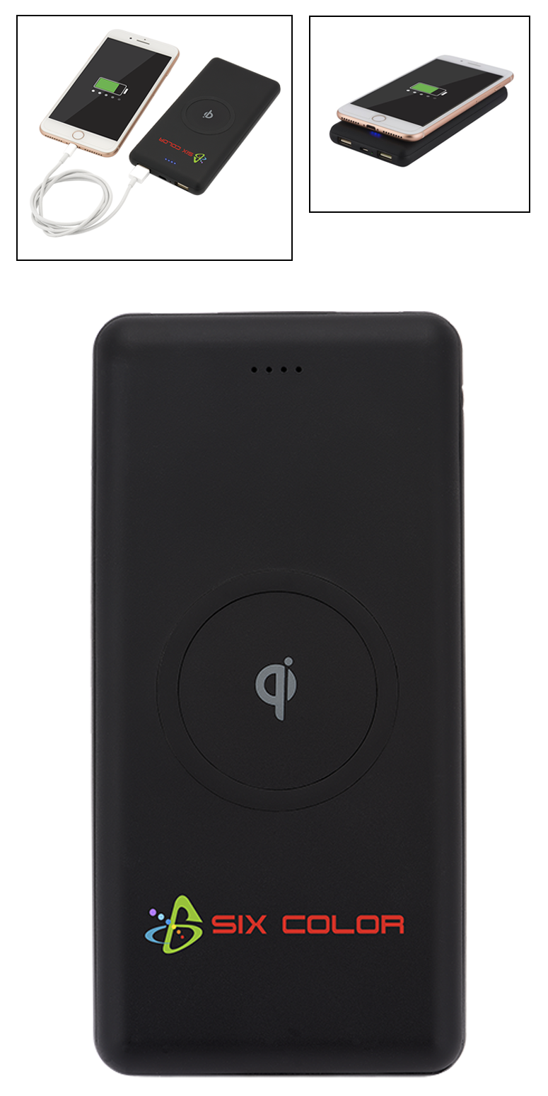 UL Certified Qi Ring Wireless Charger & Power Bank 11