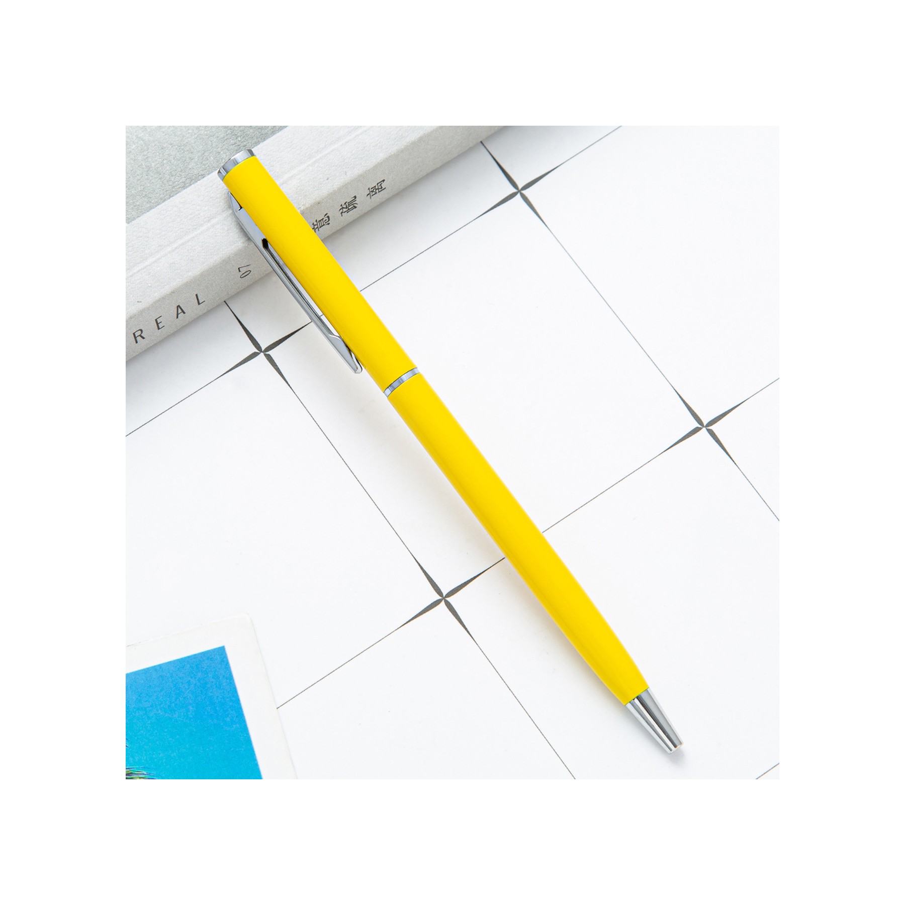 Metal Slim Twist Ballpoint Pen 12