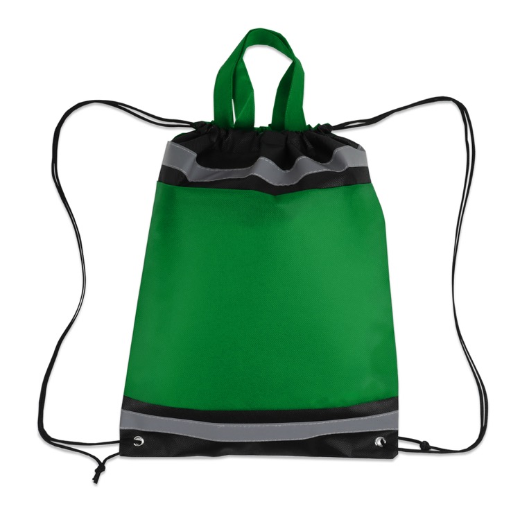 Reflective Non-Woven Drawstring Backpack 4