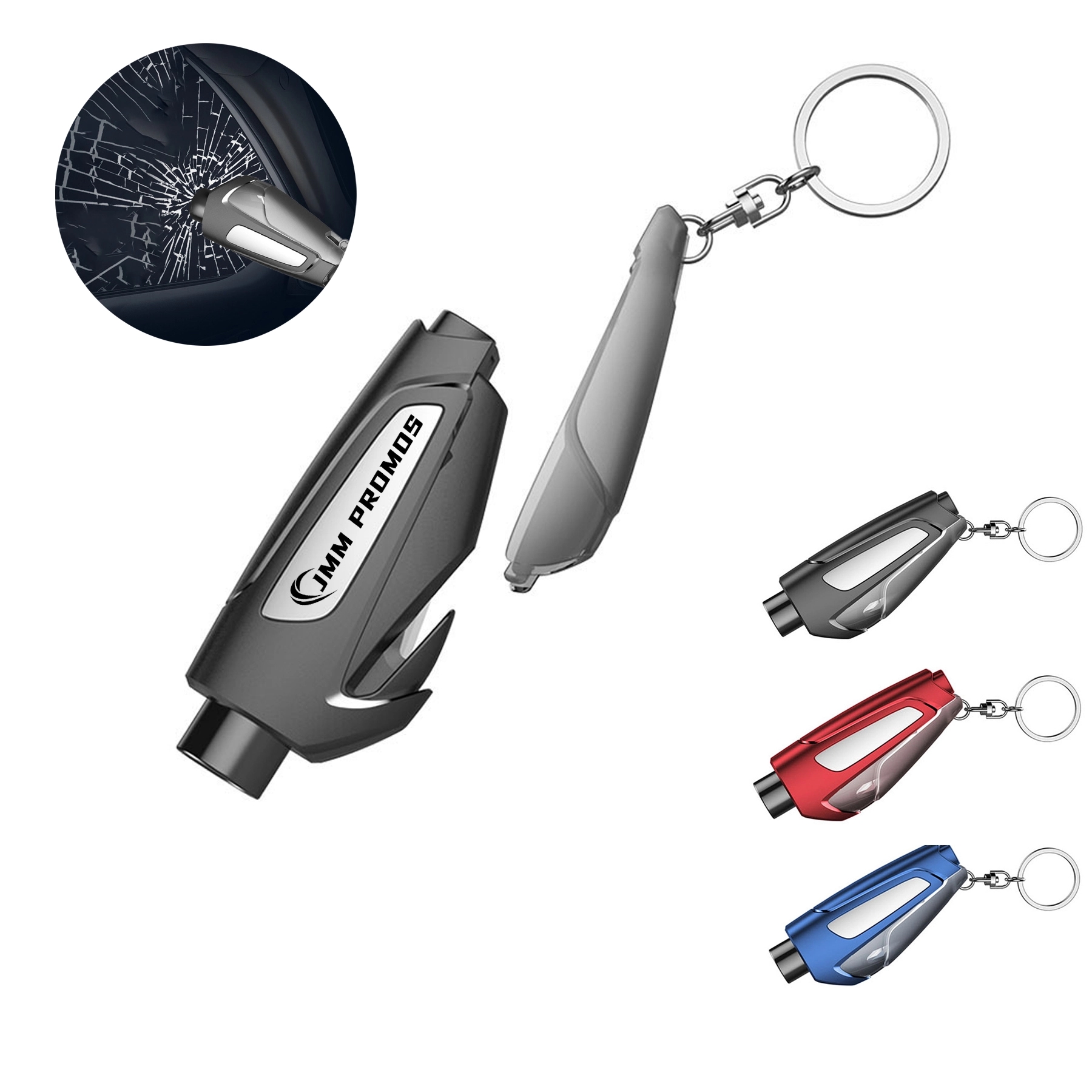 2-In-1 Vehicle Emergency Escape Tool Seatbelt Cutter 2