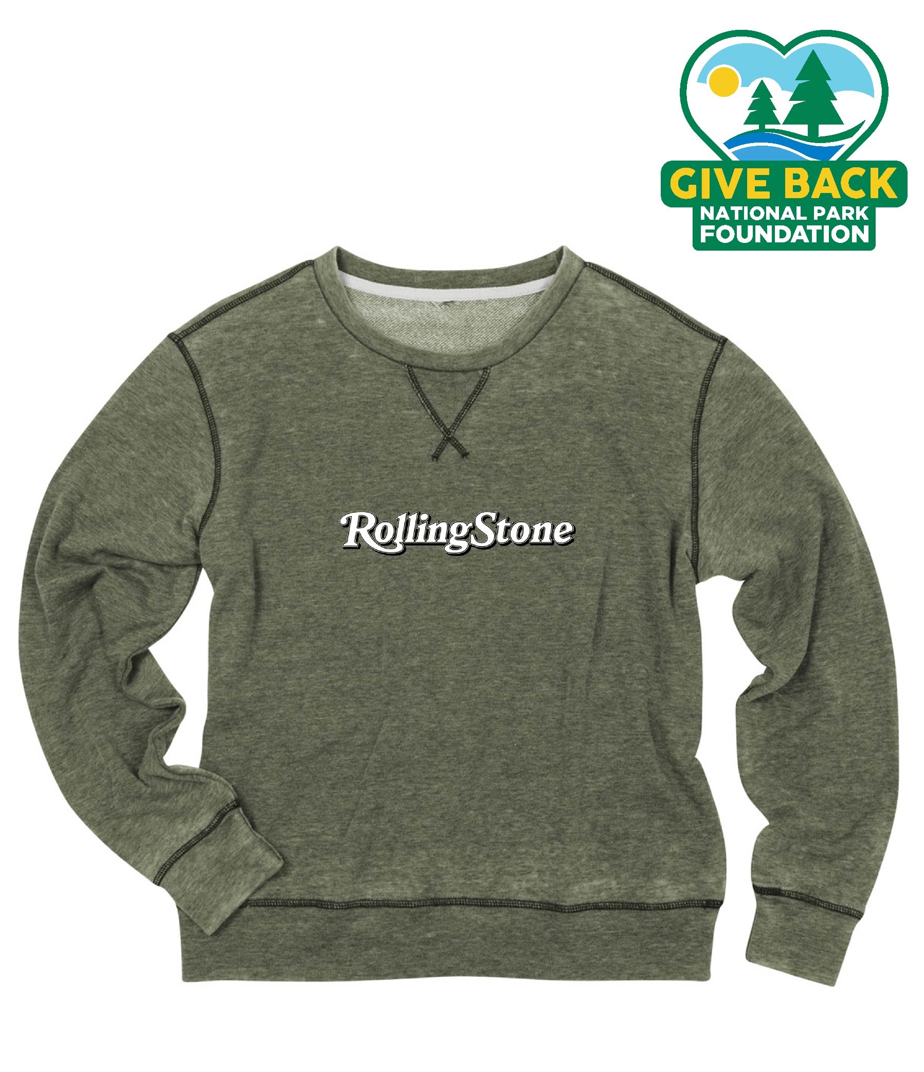 ACE Ladies Burnout Wash Sweatshirt 3
