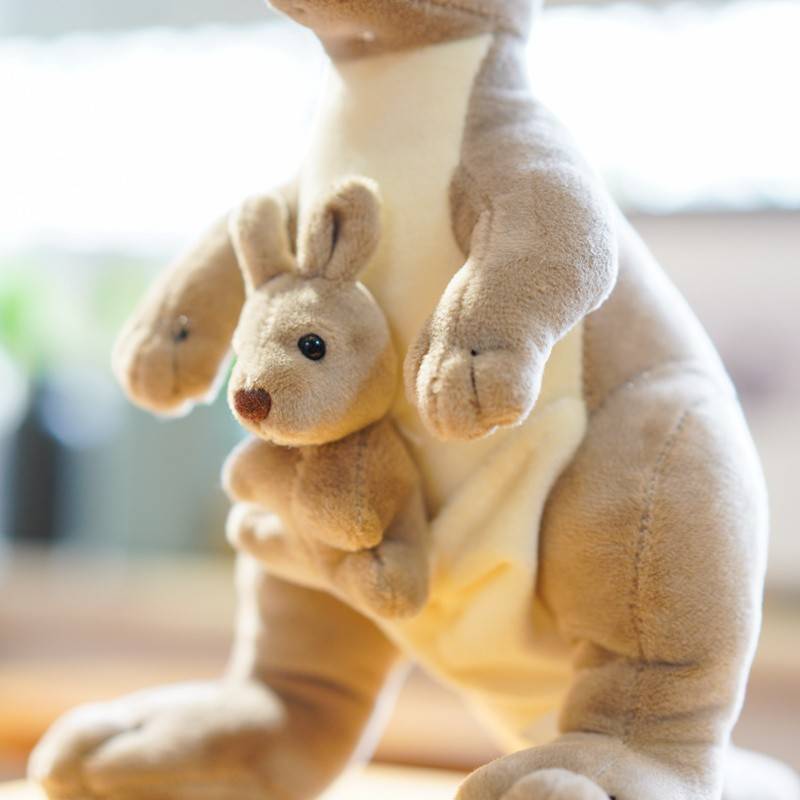 Kangaroo Plush Doll Toy With Simulated Standing Posture 3