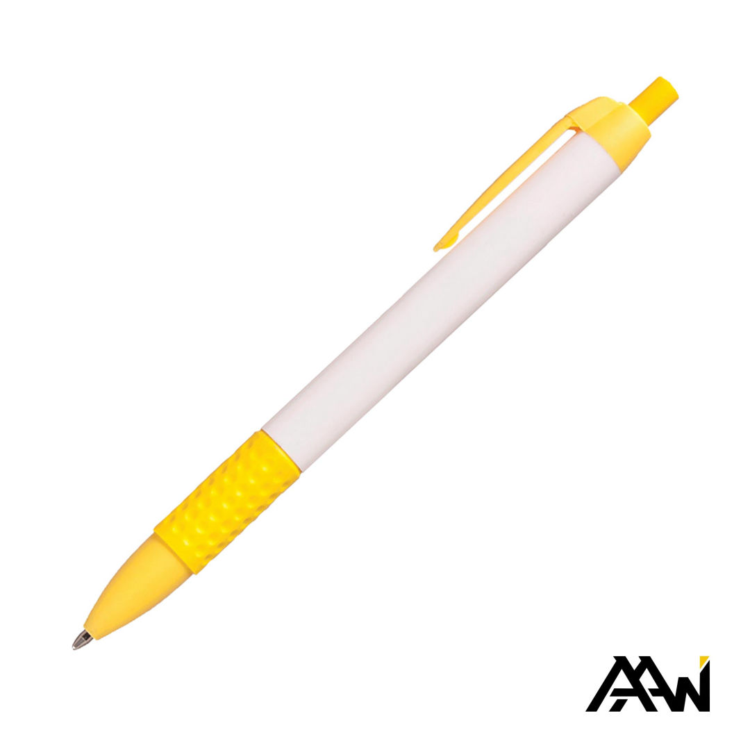 Widebody Grip Pen Glossy White Barrel - Matte 12