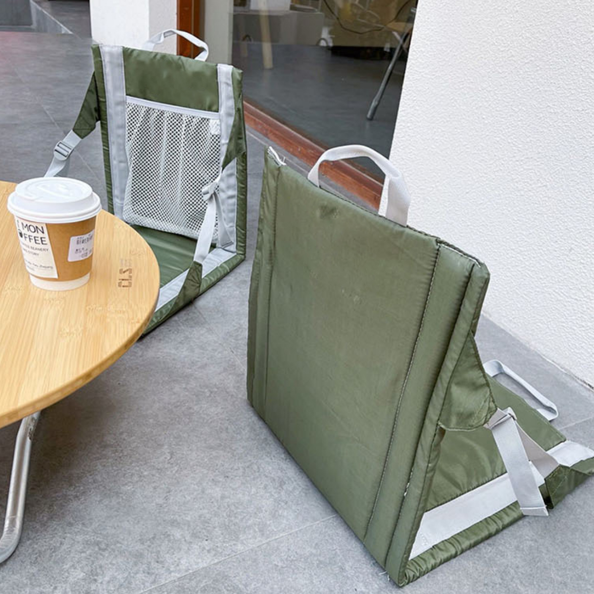 Portable Folding Outdoor Stadium Seat with Adjustable Strap 6