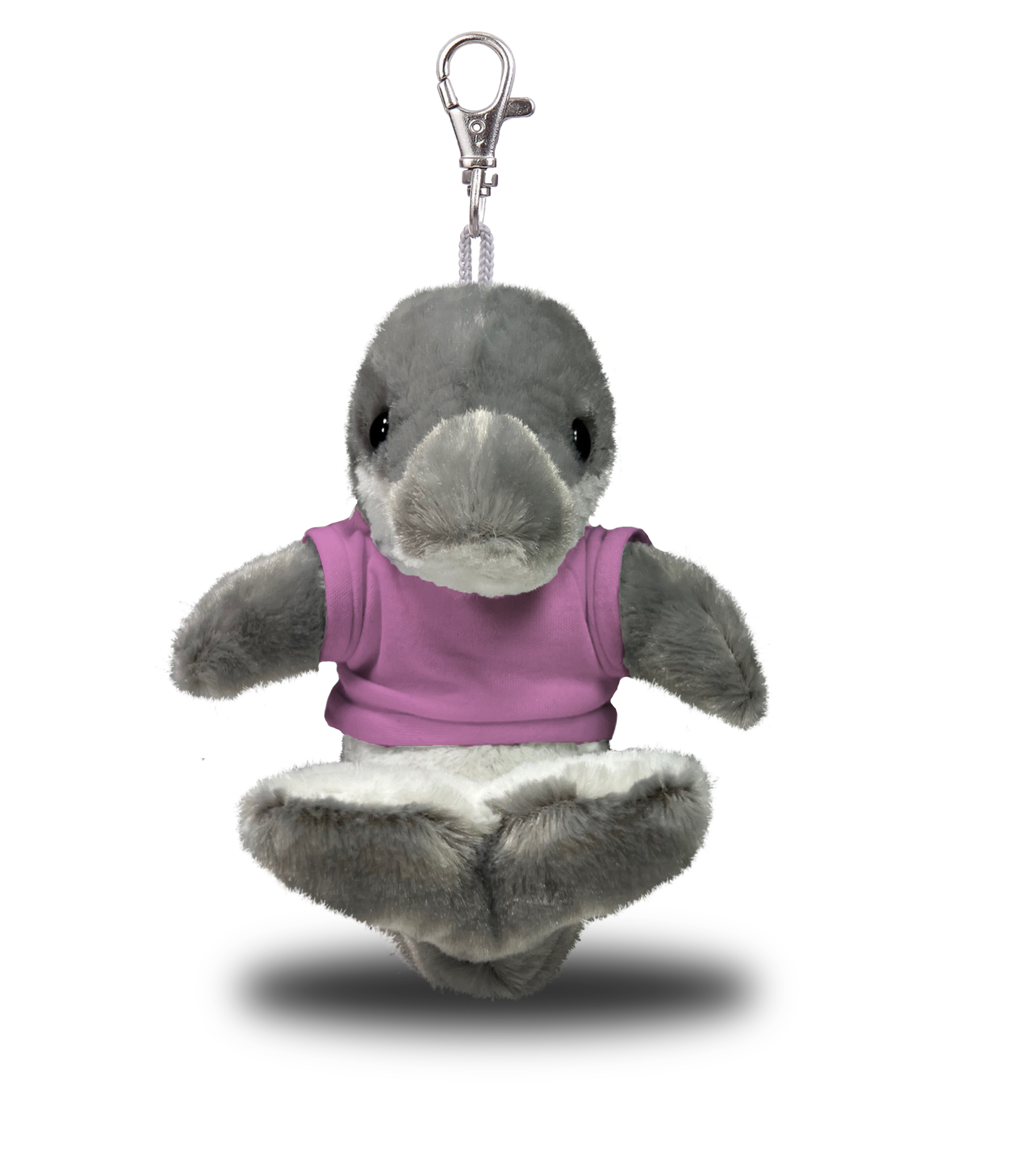 Plush Dolphin Keychain with T-Shirt 14
