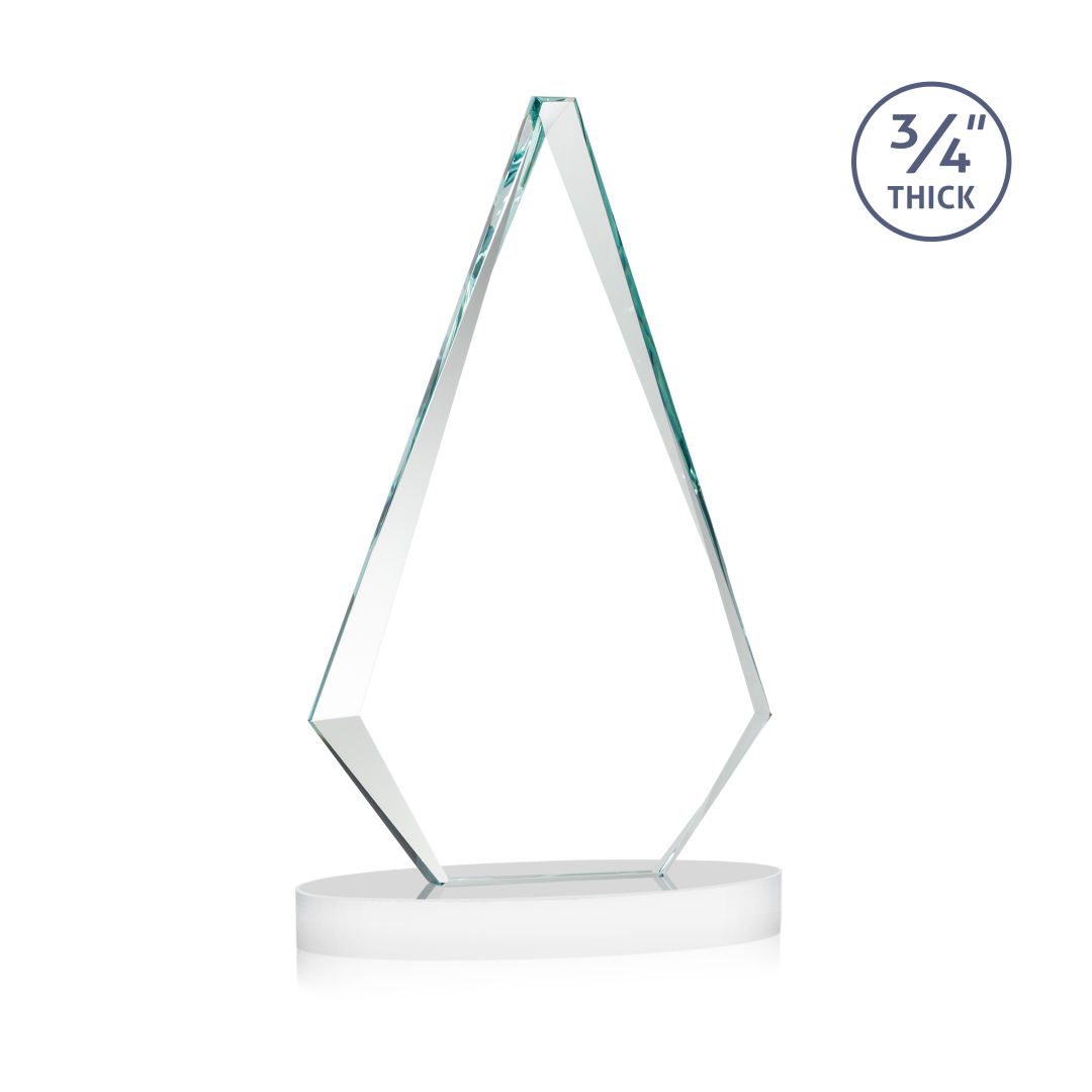 Windsor VividPrint™ Award on Alberton Base - White 7