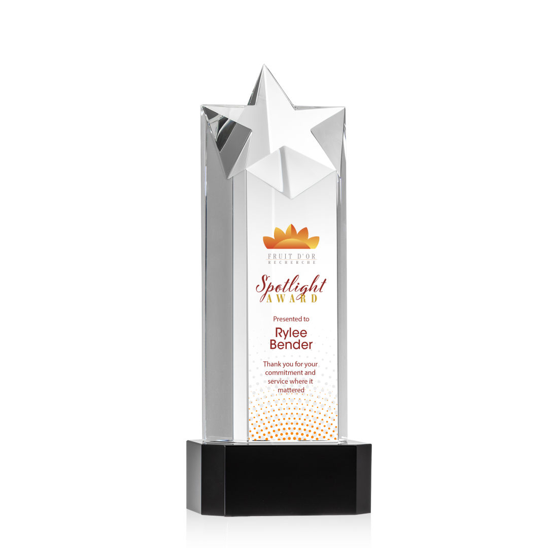 Berkeley VividPrint™ Award on Padova Base - Black 2